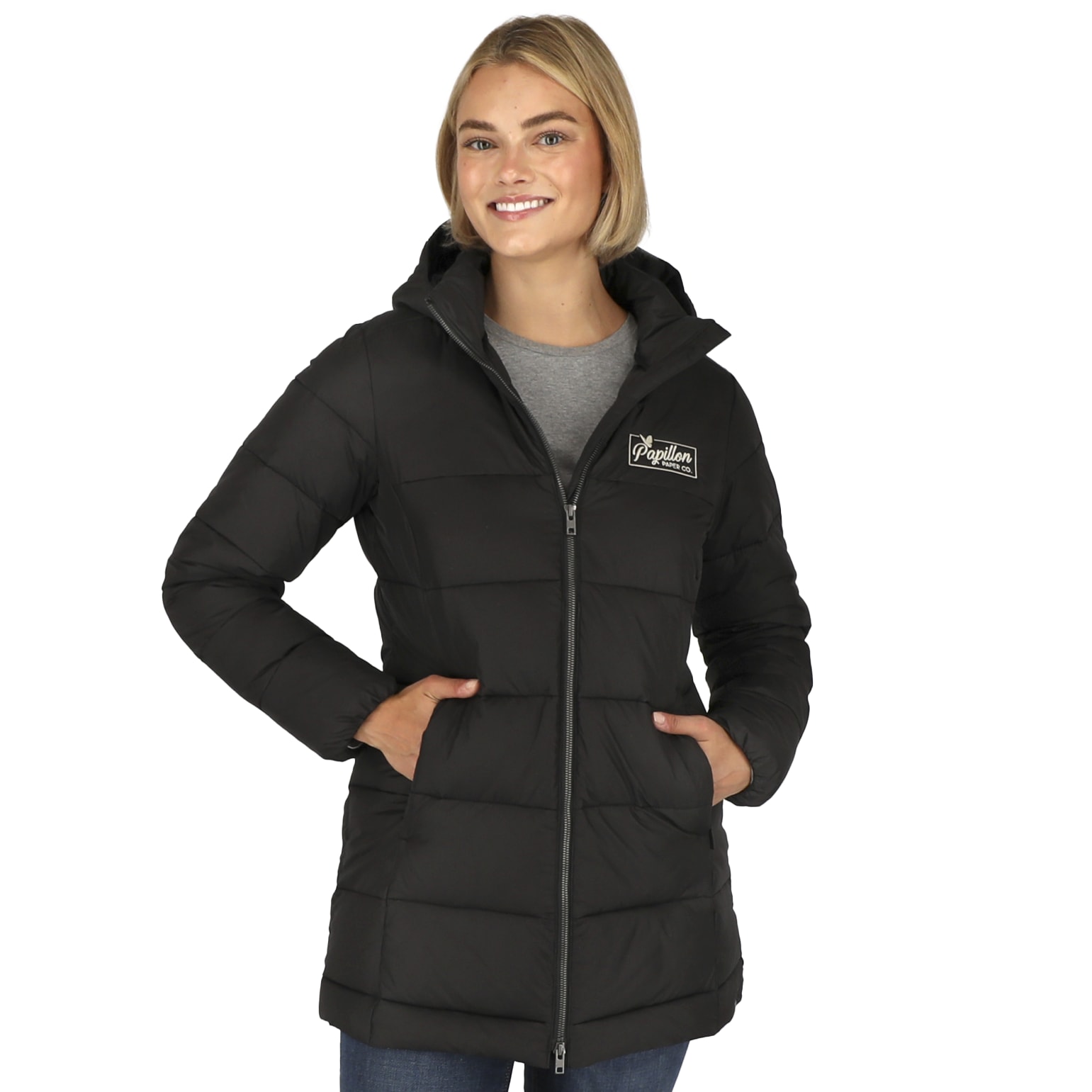 Picture of Womens GENEVA Eco Long Packable Insulated Jacket