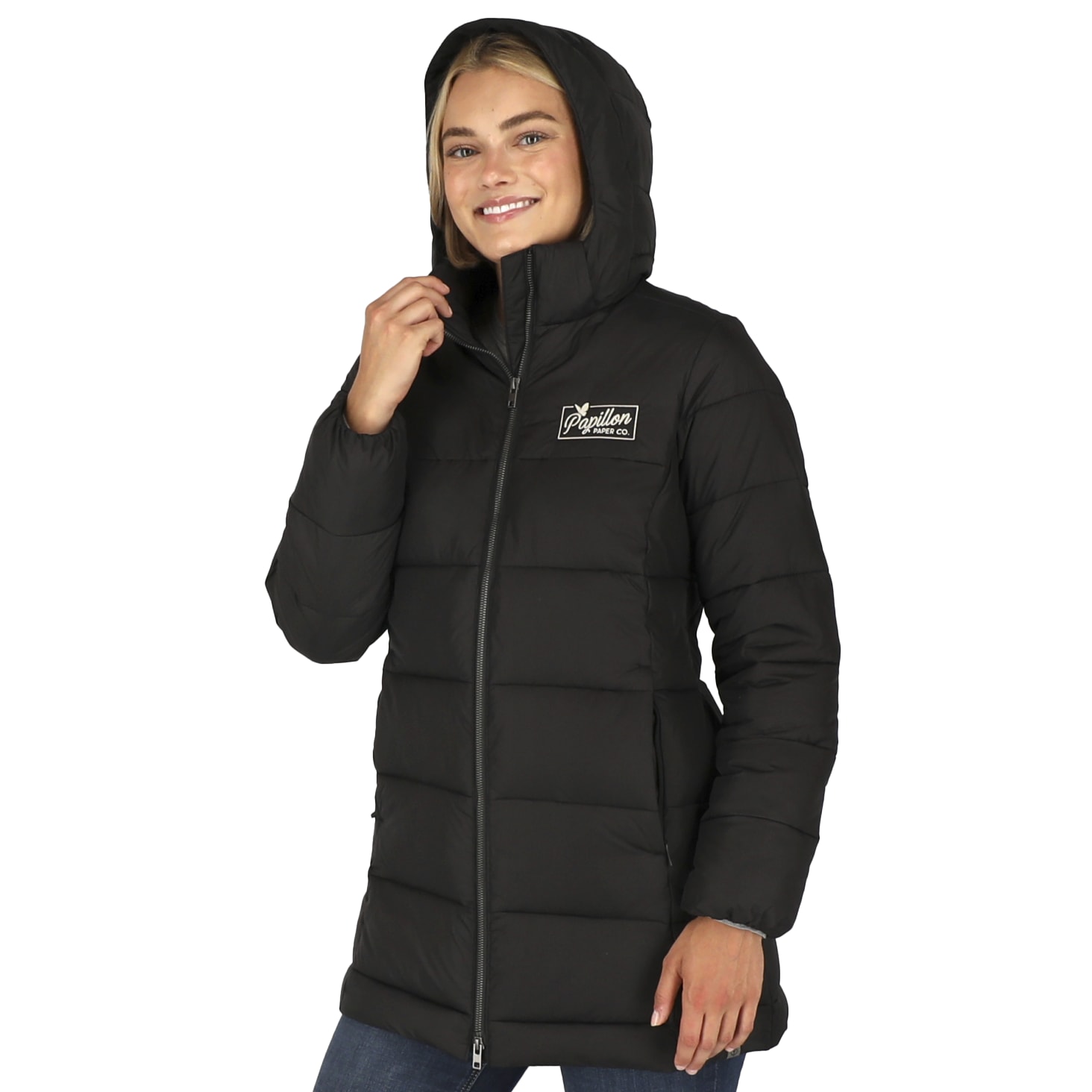 Picture of Womens GENEVA Eco Long Packable Insulated Jacket