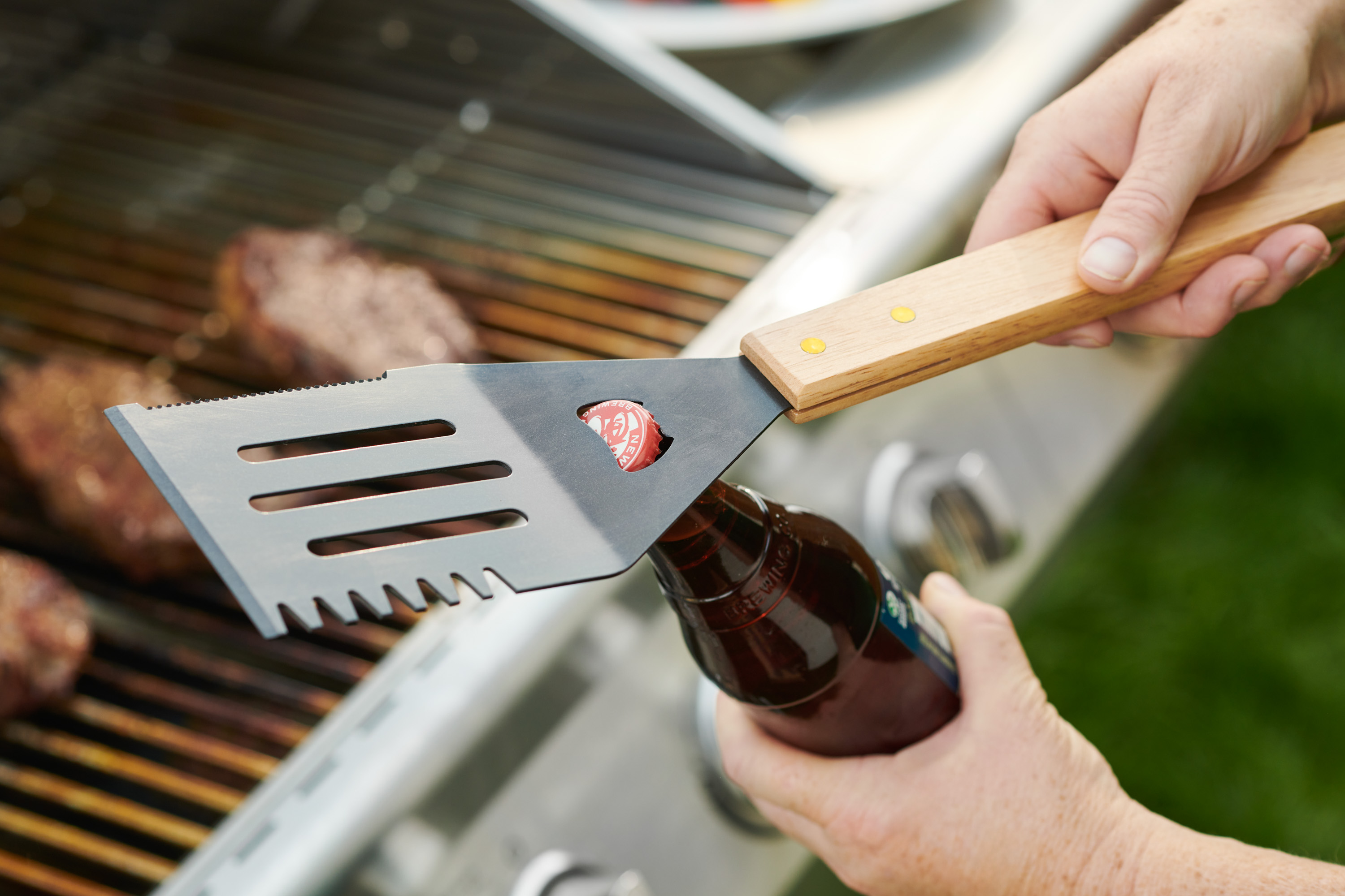 Picture of Premium Wood Handle BBQ Set