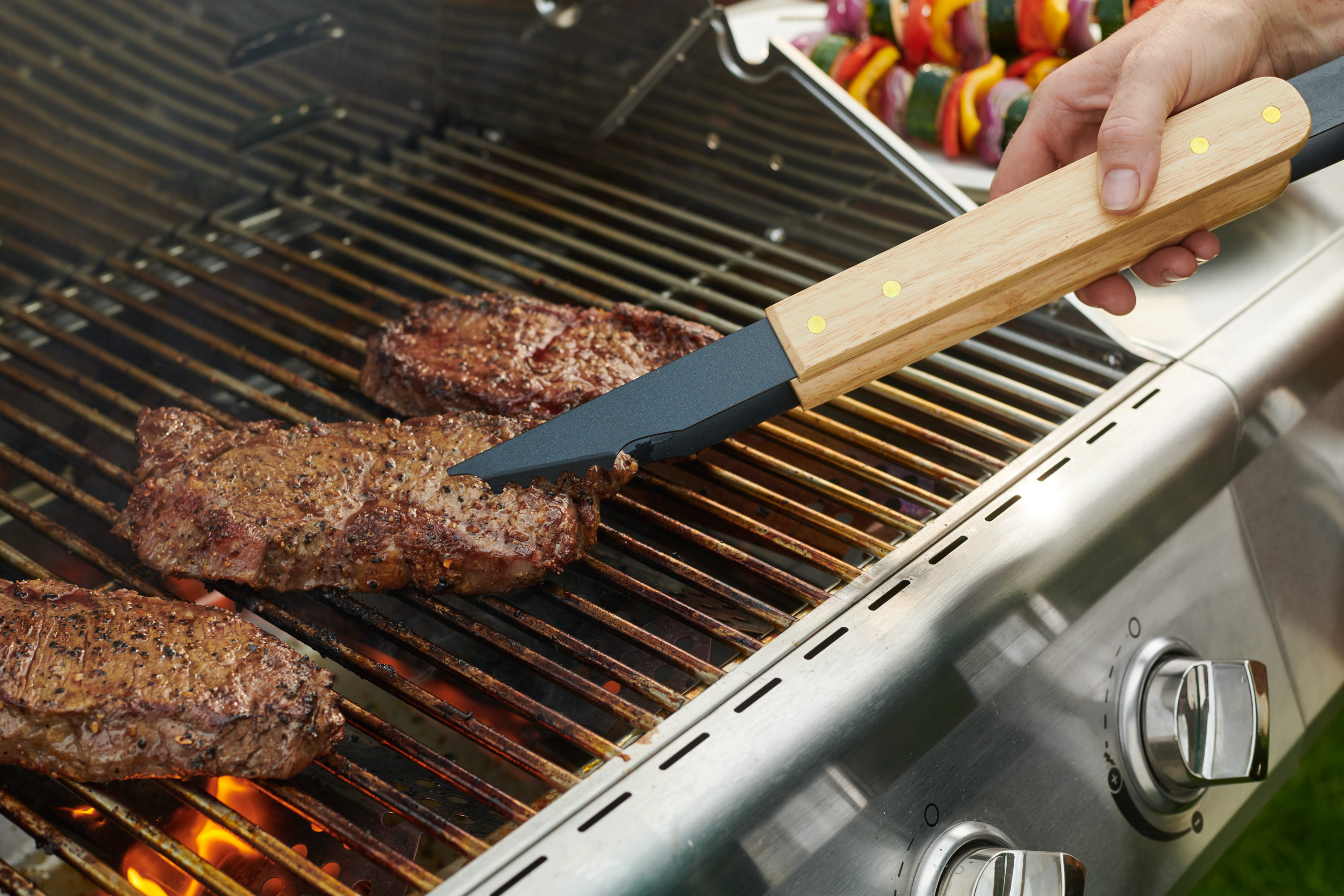 Picture of Premium Wood Handle BBQ Set