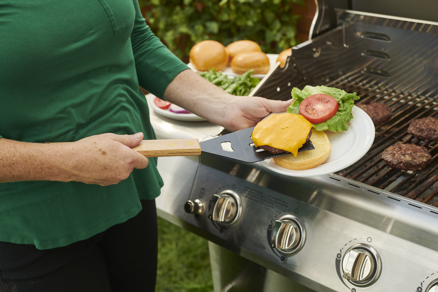Picture of Premium Wood Handle BBQ Set