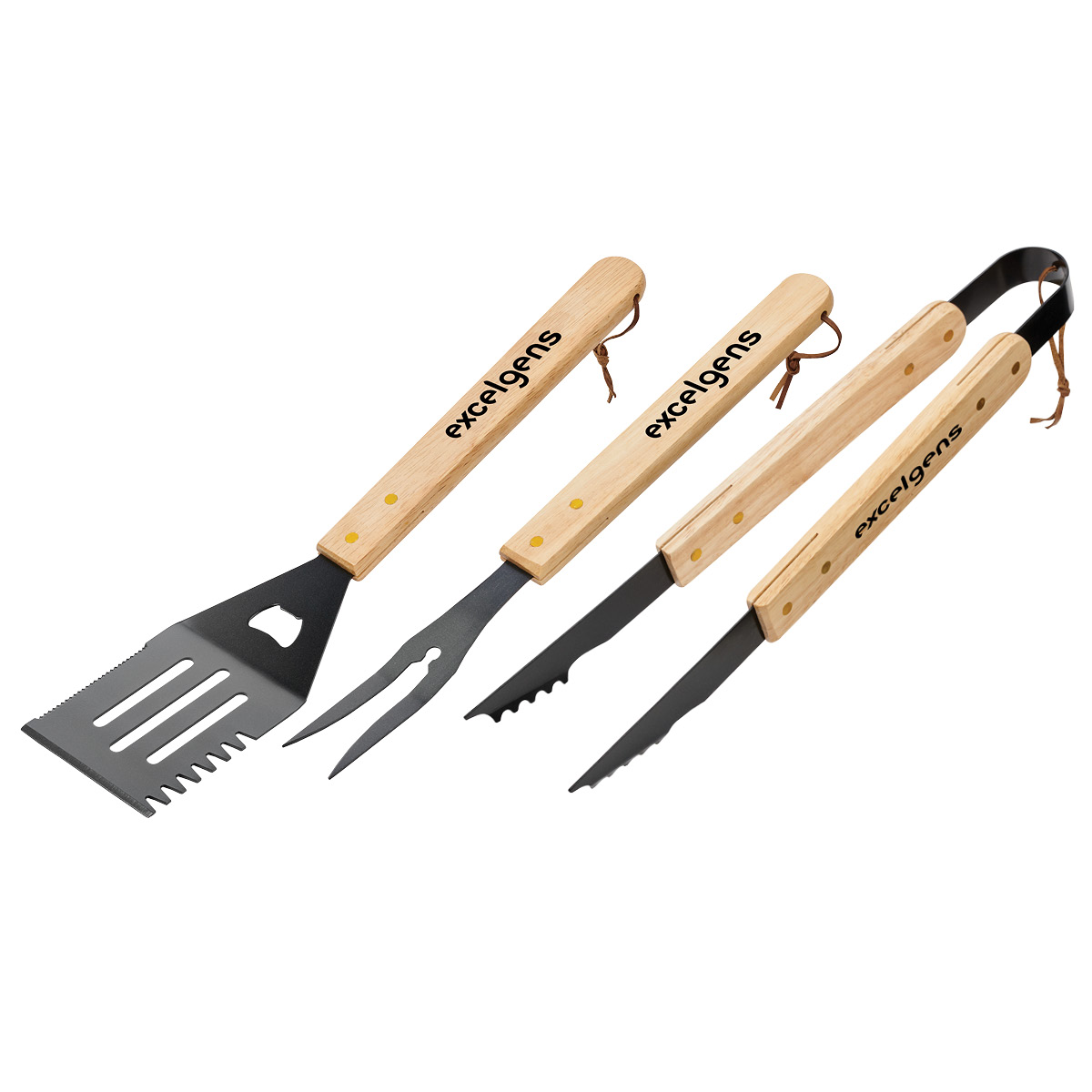 Picture of Premium Wood Handle BBQ Set