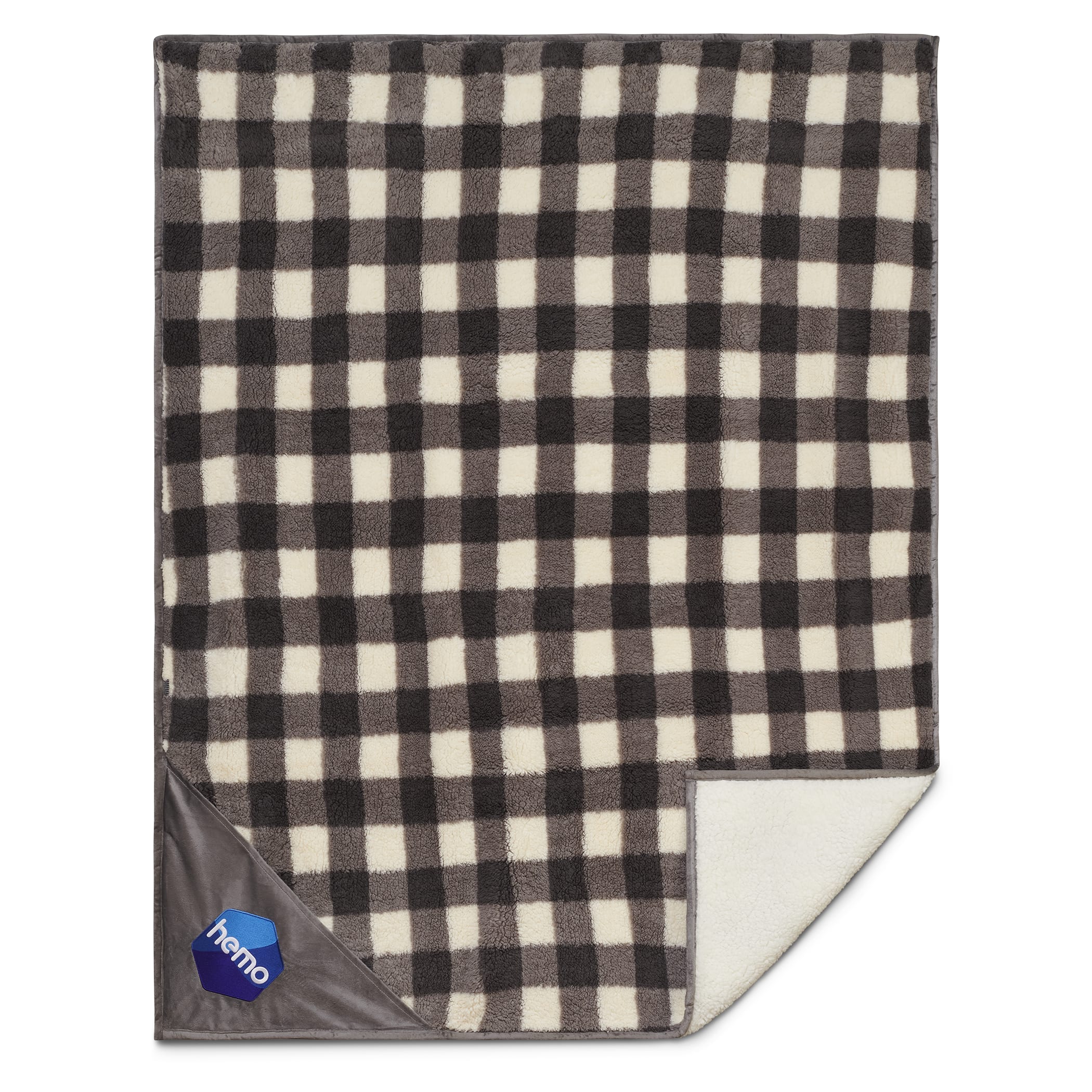 Picture of Field & Co.® Double Sided Plaid Sherpa Blanket