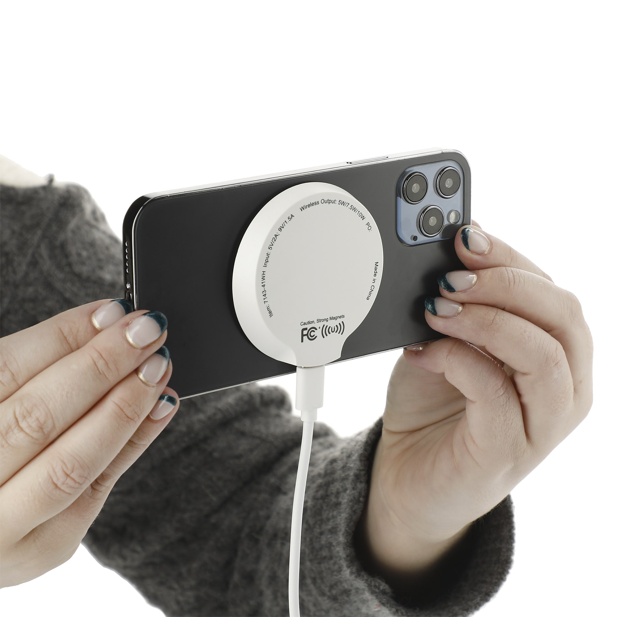 Picture of Recycled ABS MagClick™ Fast Wireless Charging Pad