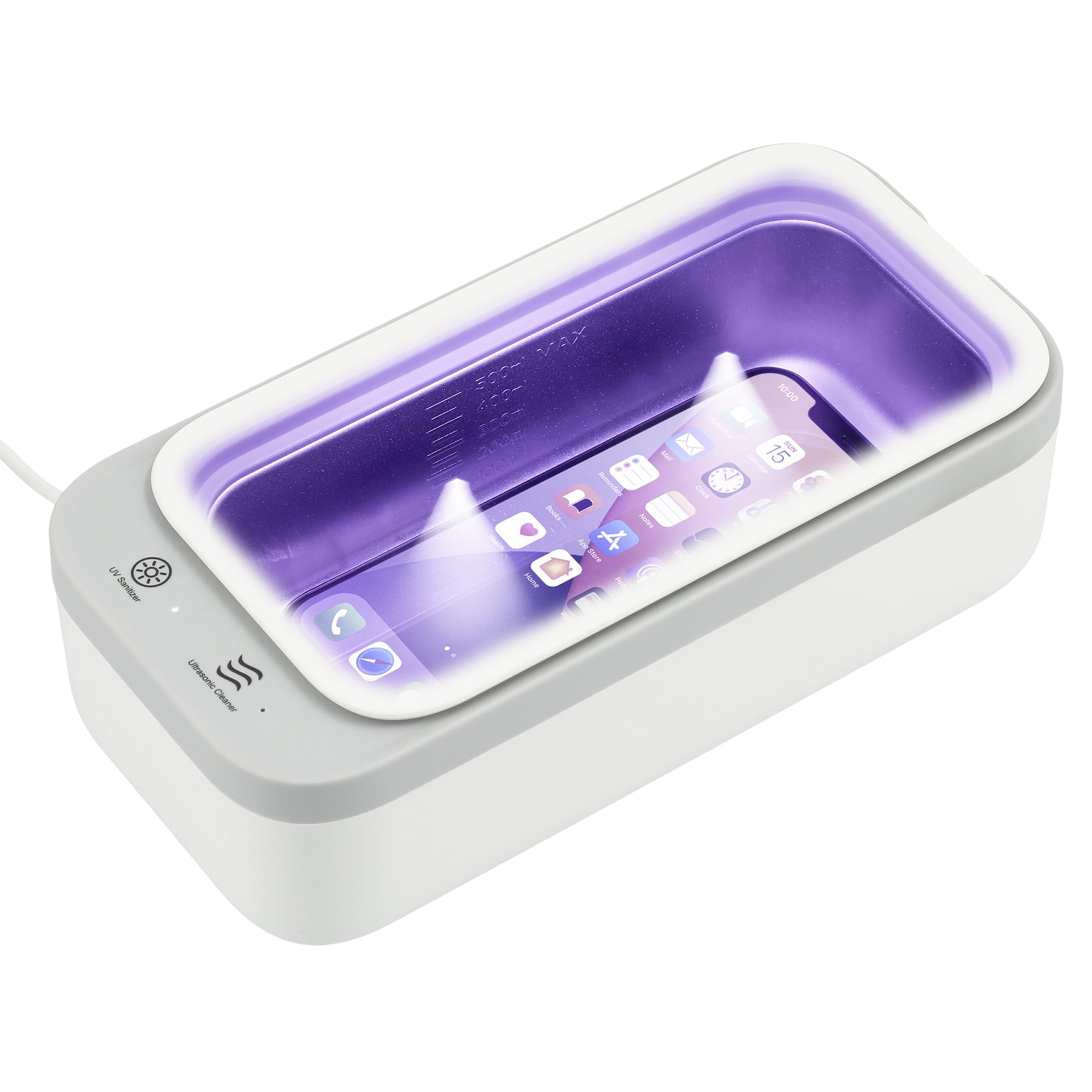 Picture of Ultrasonic Cleaner Wireless Charging UV Sanitizer