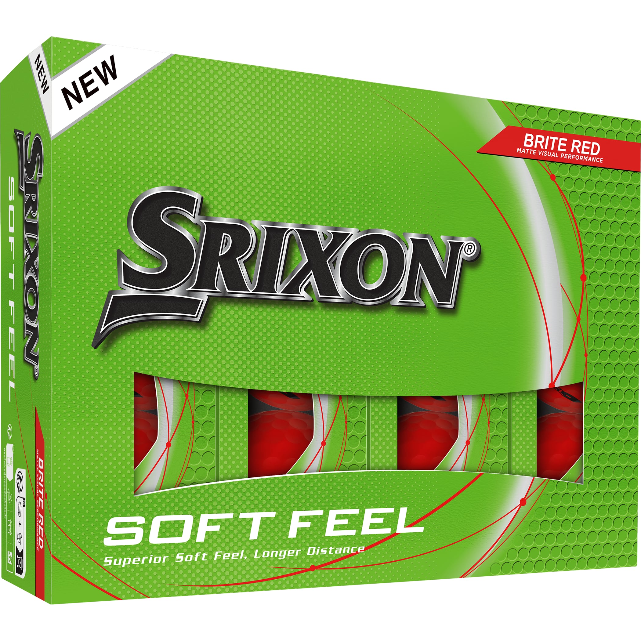 Picture of Srixon Soft Feel BRITE Golf Balls - 12 Pack