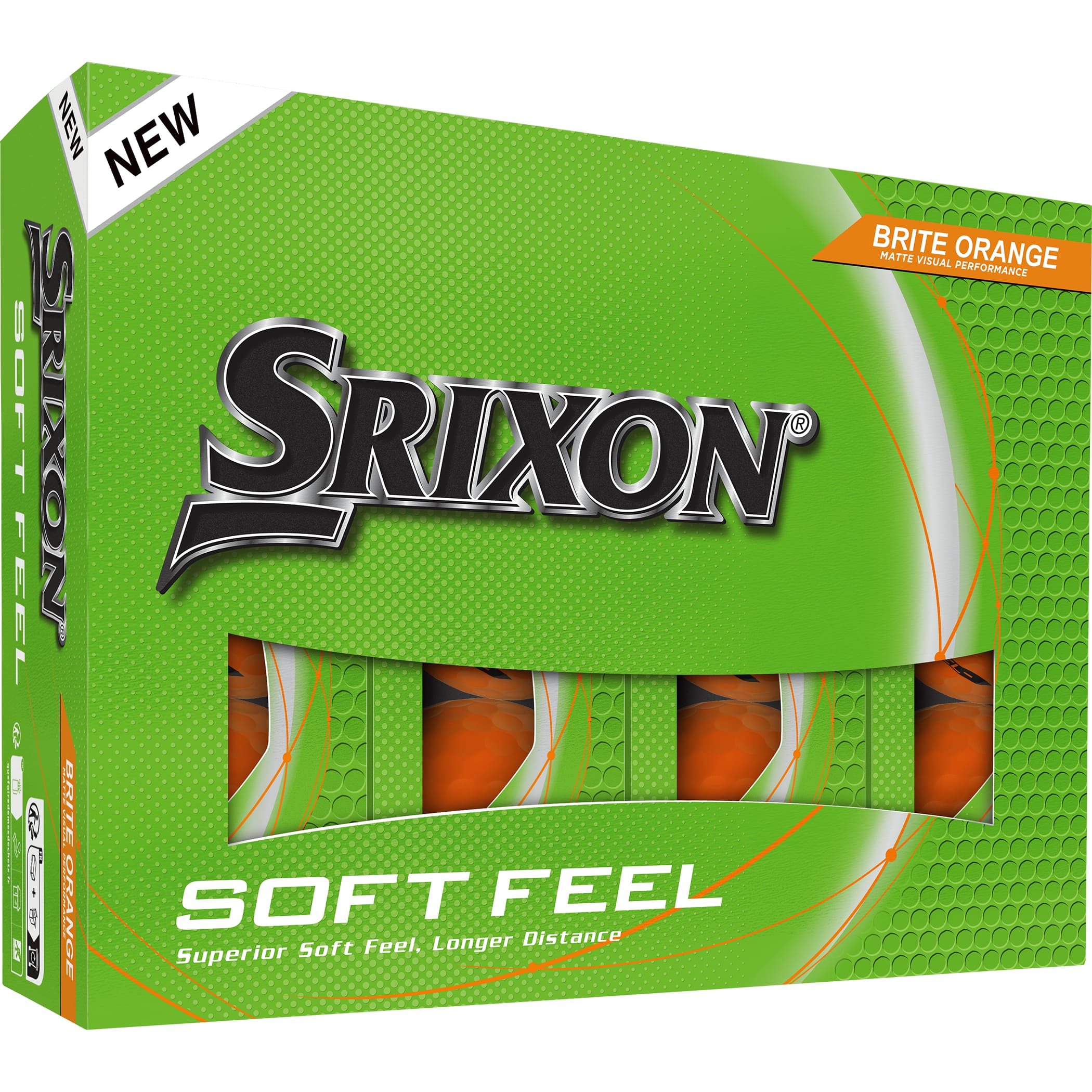 Picture of Srixon Soft Feel BRITE Golf Balls - 12 Pack