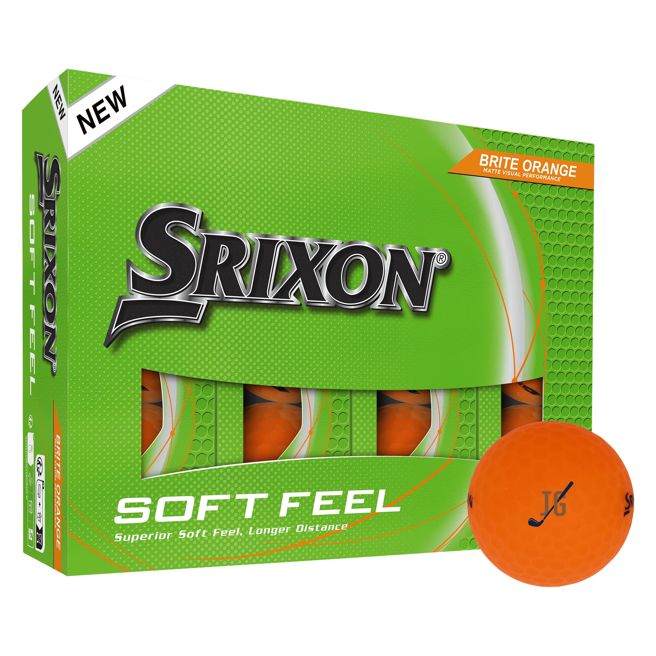 Picture of Srixon Soft Feel BRITE Golf Balls - 12 Pack