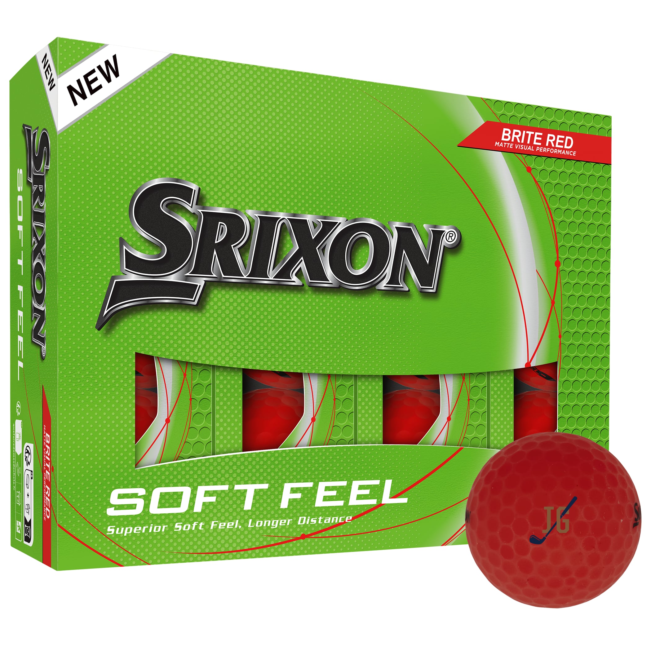 Picture of Srixon Soft Feel BRITE Golf Balls - 12 Pack