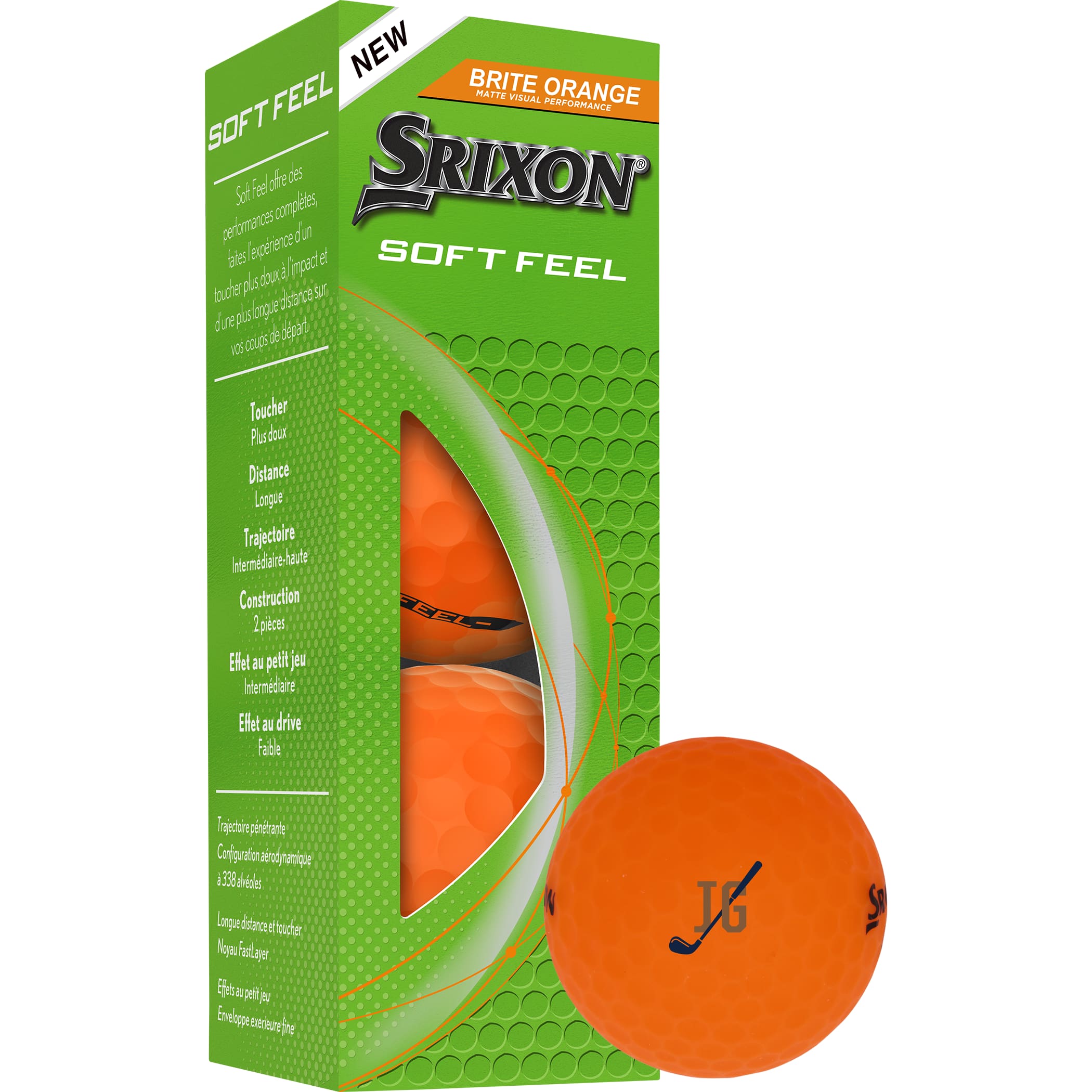 Picture of Srixon Soft Feel BRITE Golf Balls - 3 Pack