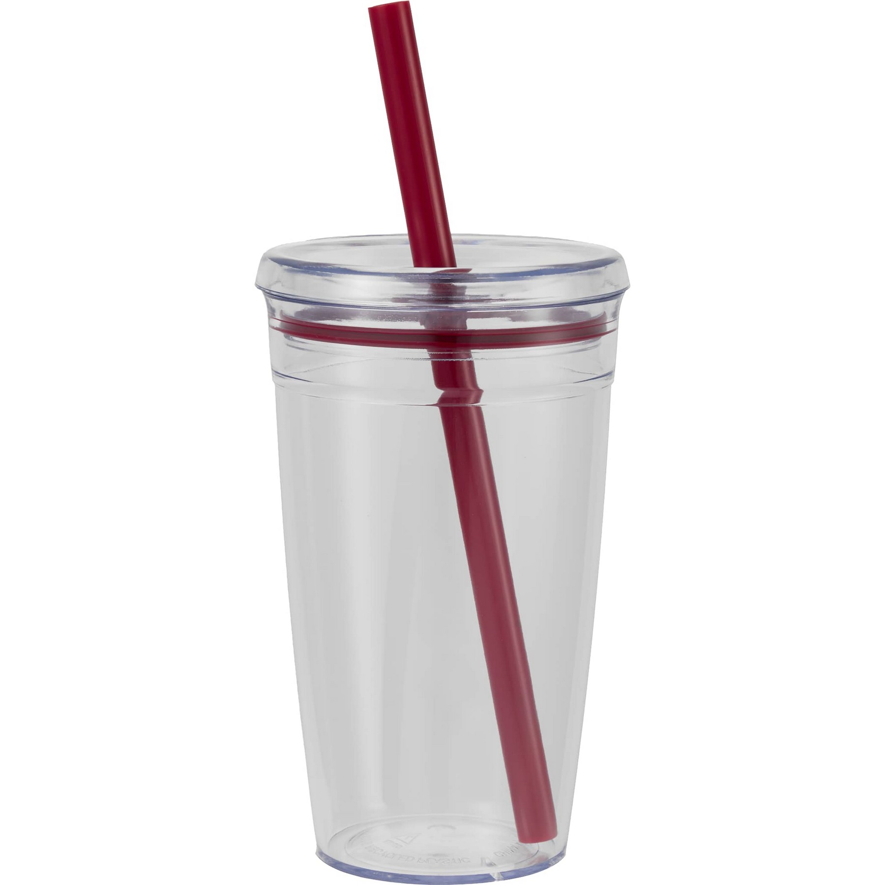 Picture of Anna Recycled Acrylic Tumbler w/ Straw 15oz