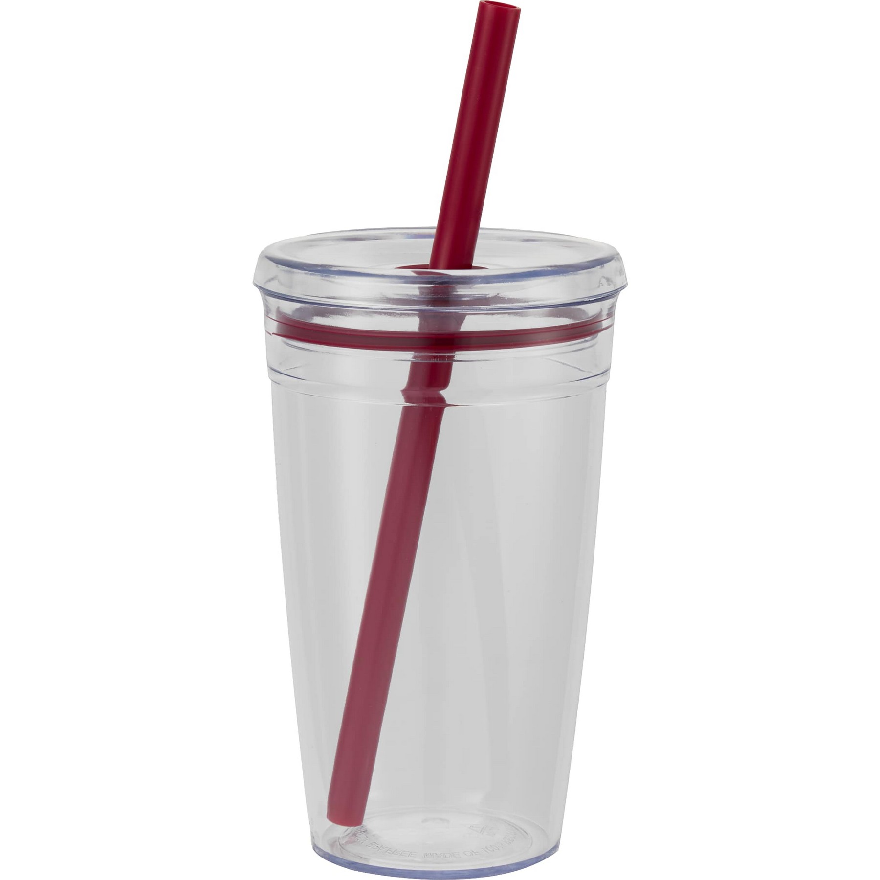 Picture of Anna Recycled Acrylic Tumbler w/ Straw 15oz