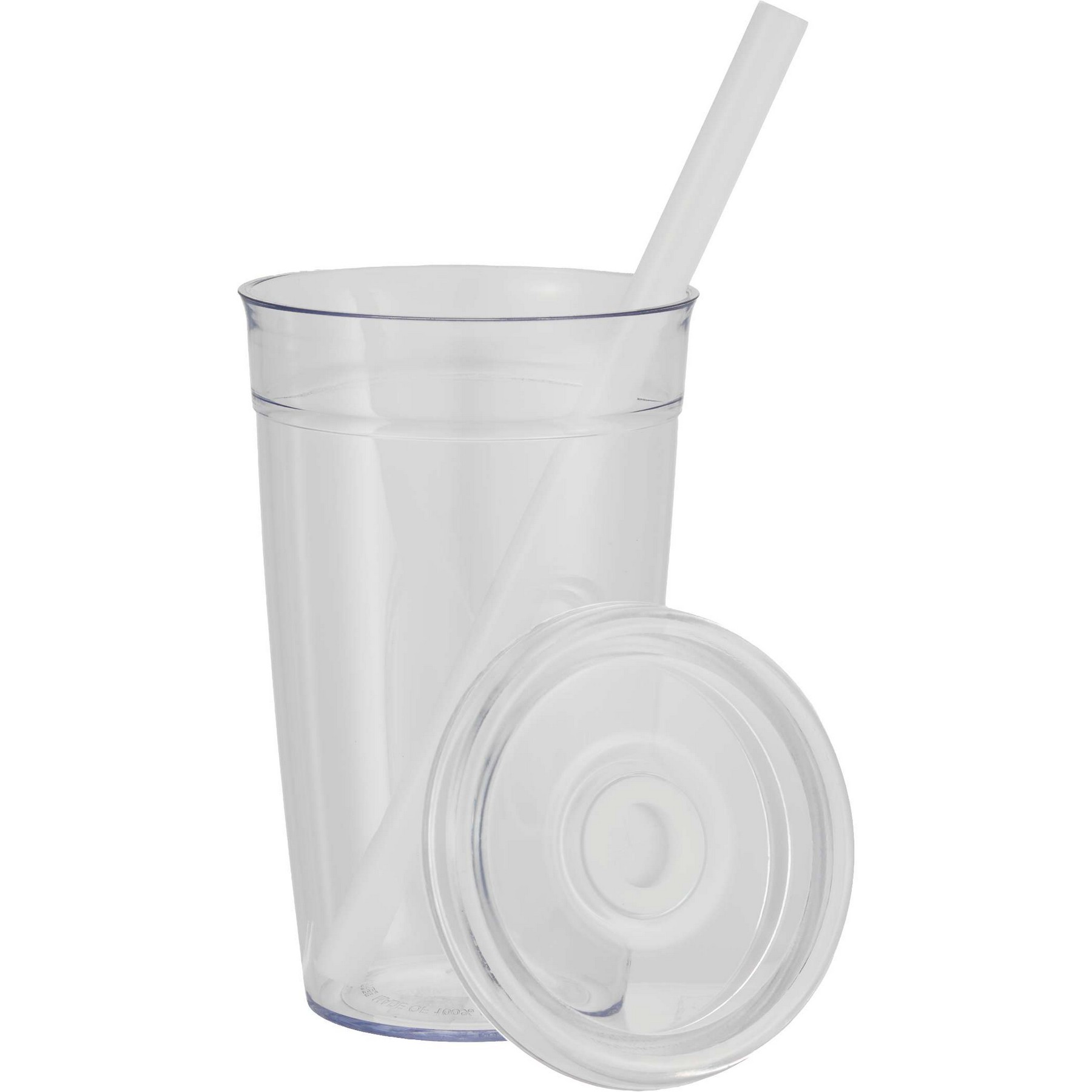 Picture of Anna Recycled Acrylic Tumbler w/ Straw 15oz