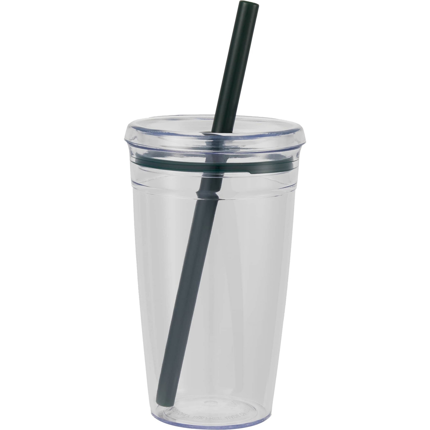 Picture of Anna Recycled Acrylic Tumbler w/ Straw 15oz