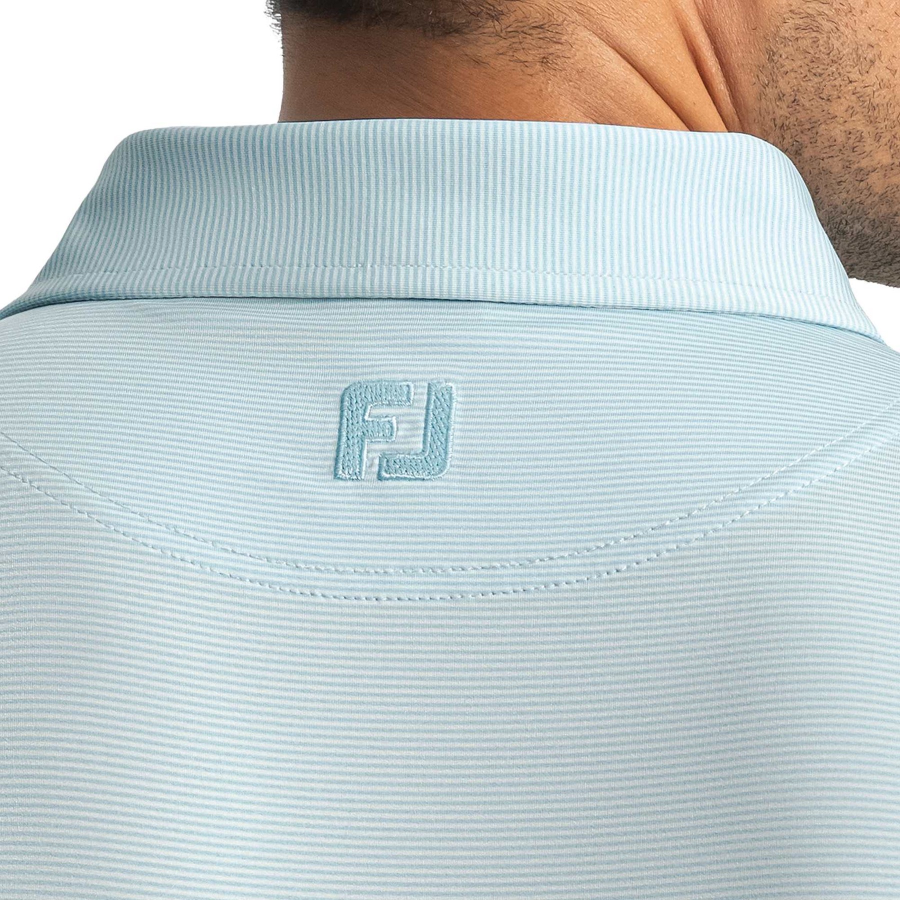 Picture of FootJoy Men's MicroFeeder Stripe Polo