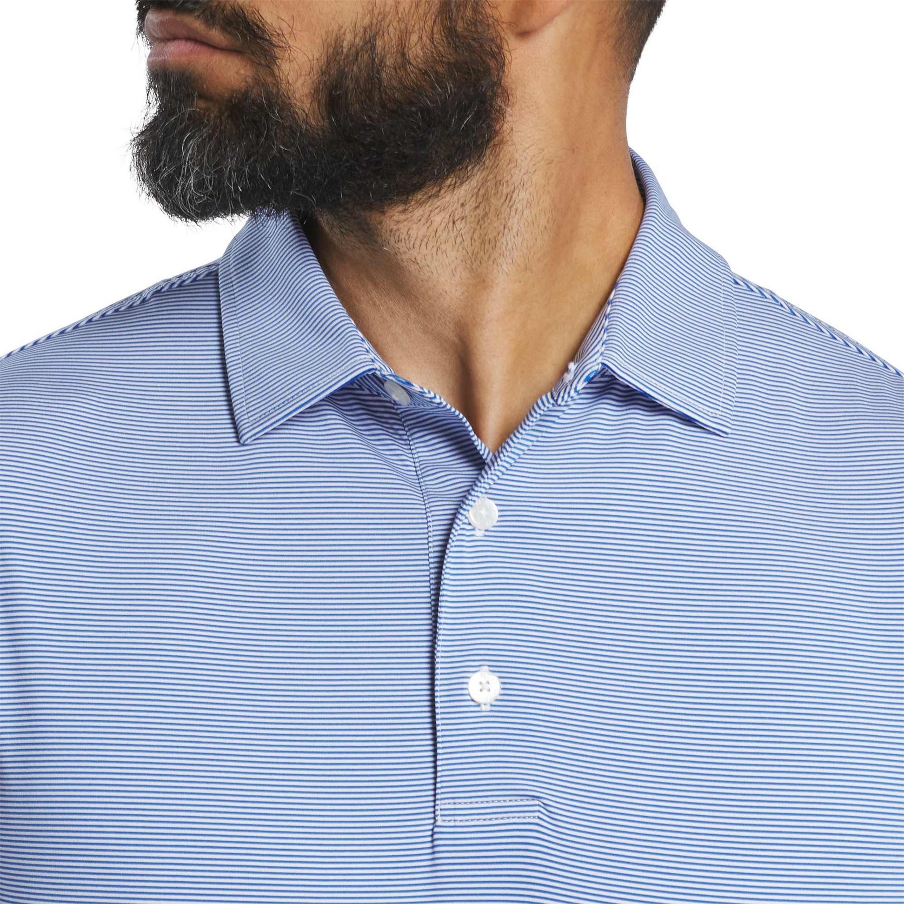 Picture of FootJoy Men's MicroFeeder Stripe Polo