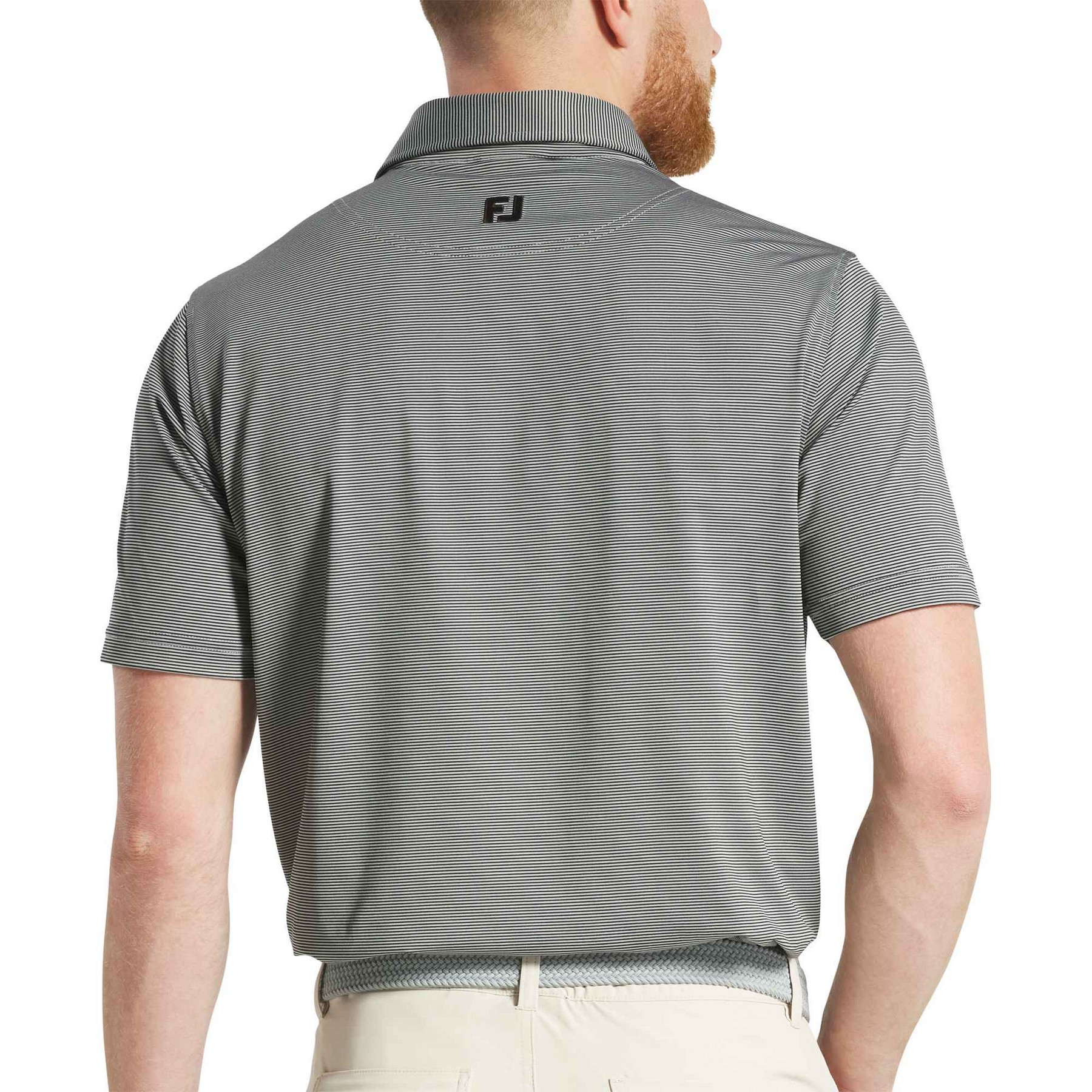 Picture of FootJoy Men's MicroFeeder Stripe Polo