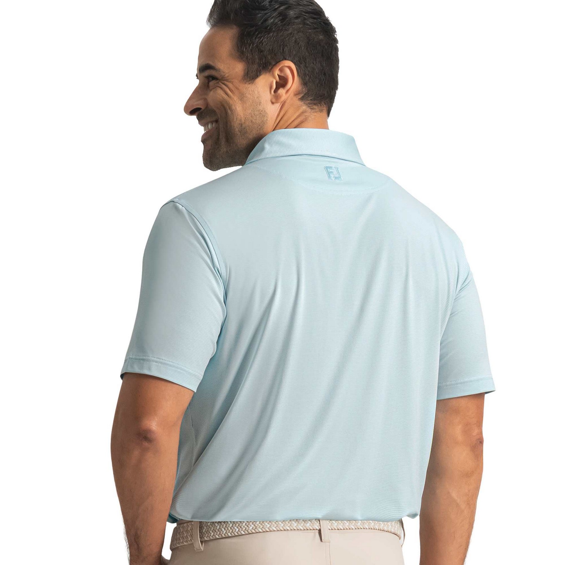 Picture of FootJoy Men's MicroFeeder Stripe Polo