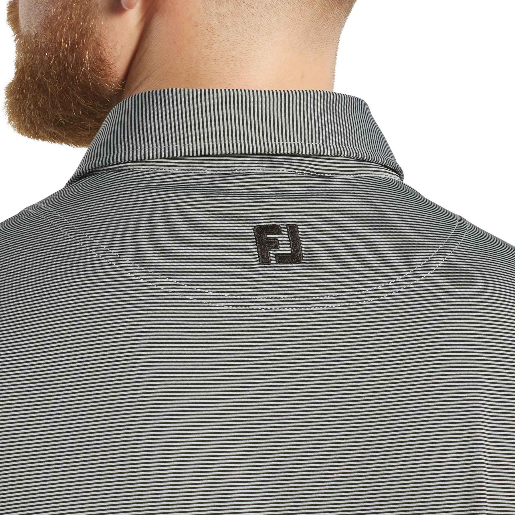 Picture of FootJoy Men's MicroFeeder Stripe Polo