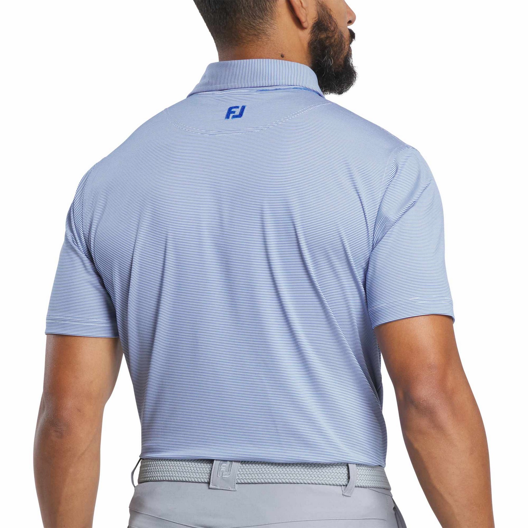 Picture of FootJoy Men's MicroFeeder Stripe Polo