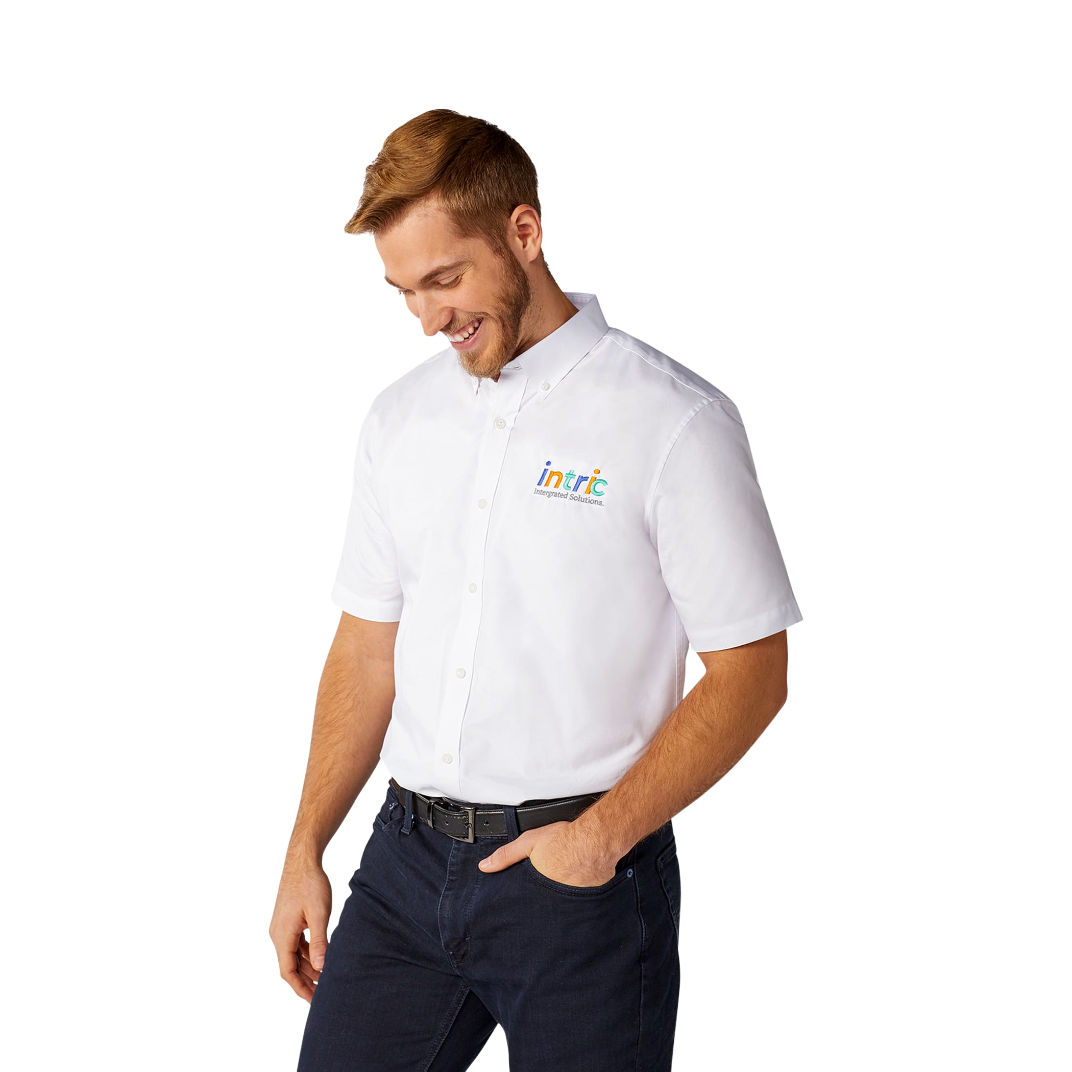 Picture of Men's SAMSON Oxford Short Sleeve Button Up Shirt