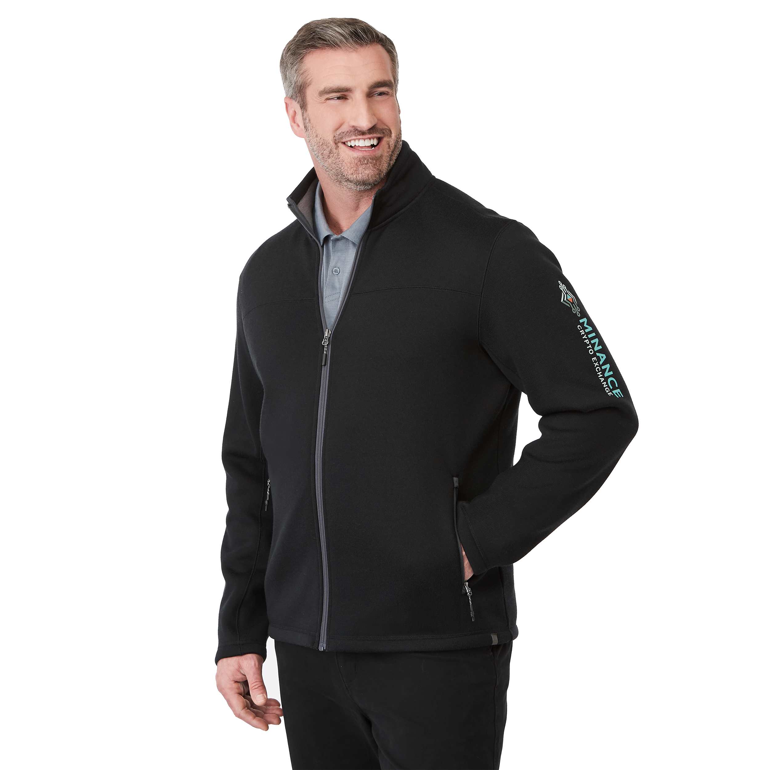 Picture of Men's DARNELL Eco Knit Full Zip Sweater