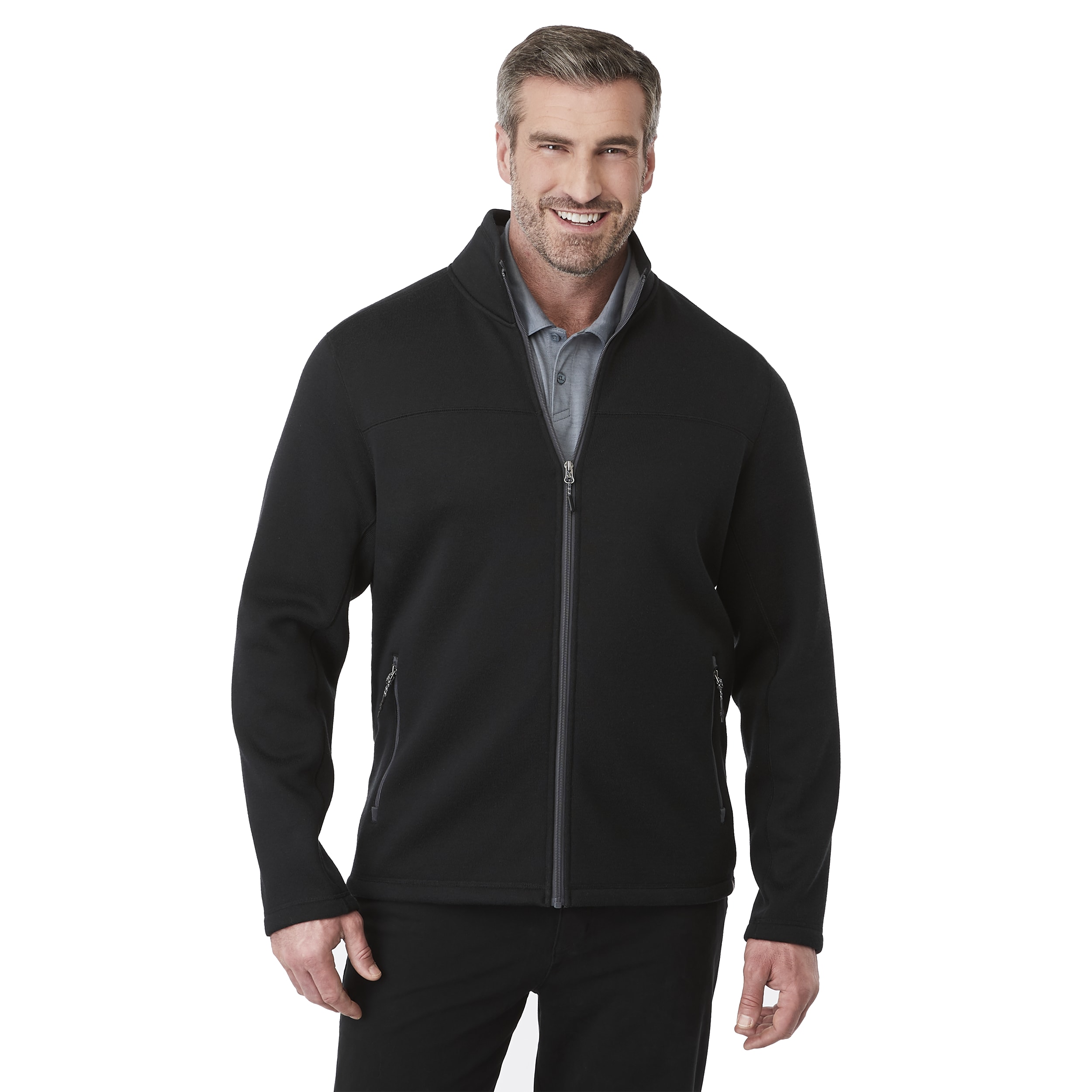 Picture of Men's DARNELL Eco Knit Full Zip Sweater
