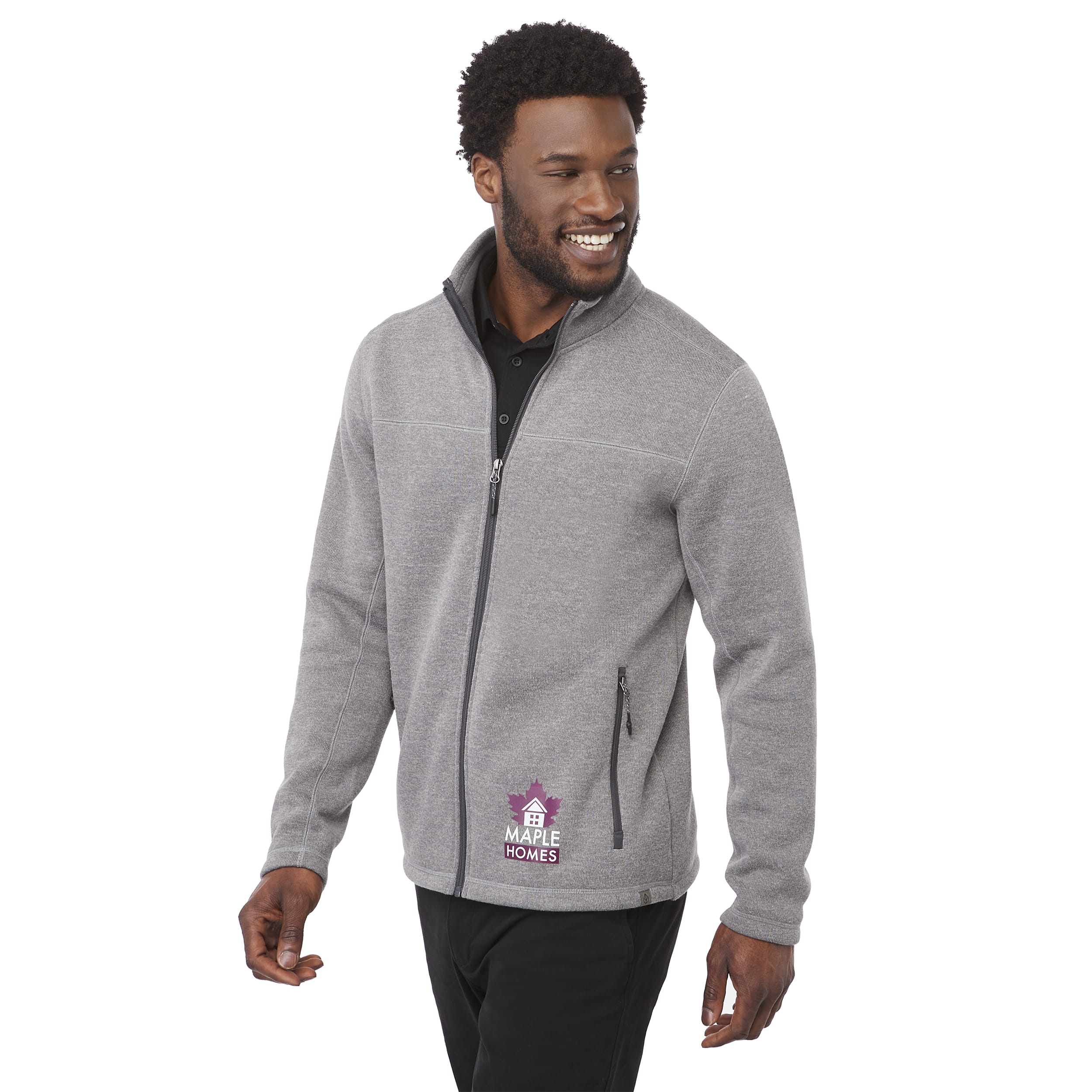 Picture of Men's DARNELL Eco Knit Full Zip Sweater