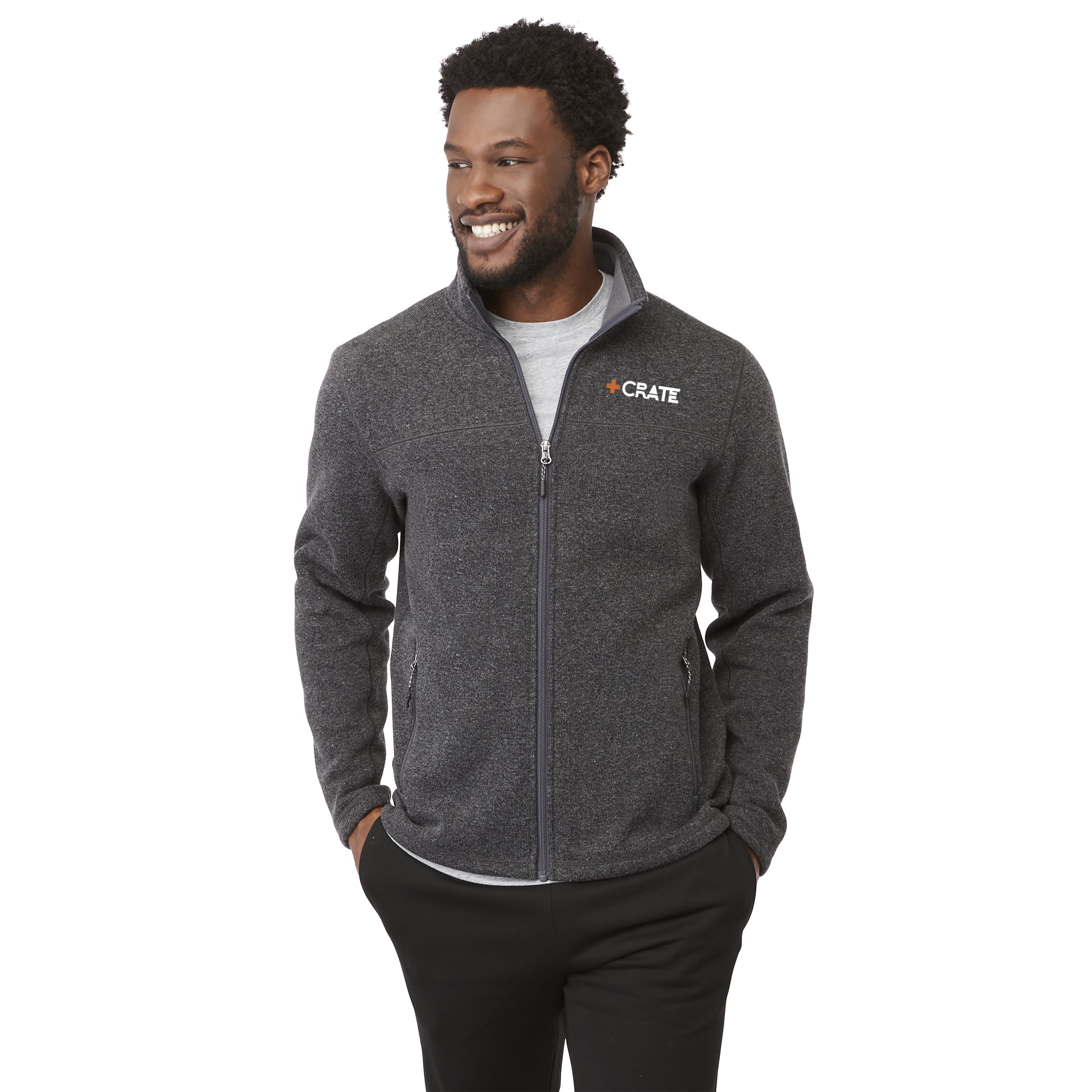 Picture of Men's DARNELL Eco Knit Full Zip Sweater