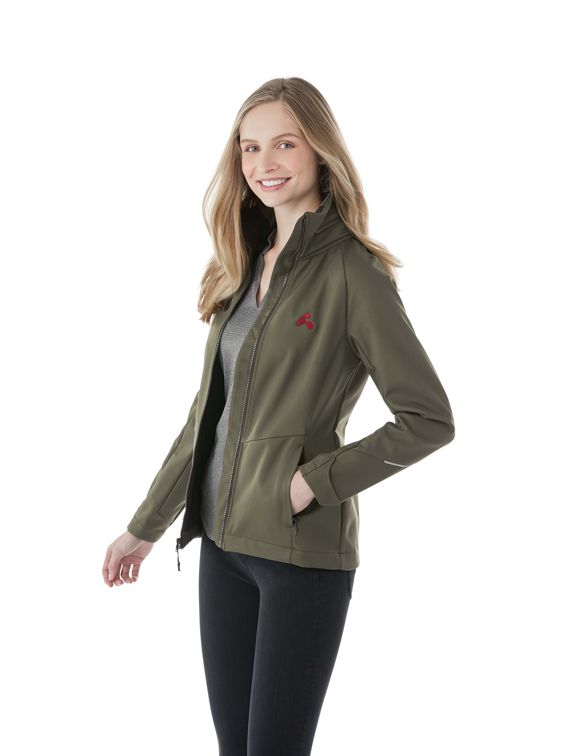 Picture of Women's PEYTO Waterproof Softshell Jacket with Roll-Away Hood