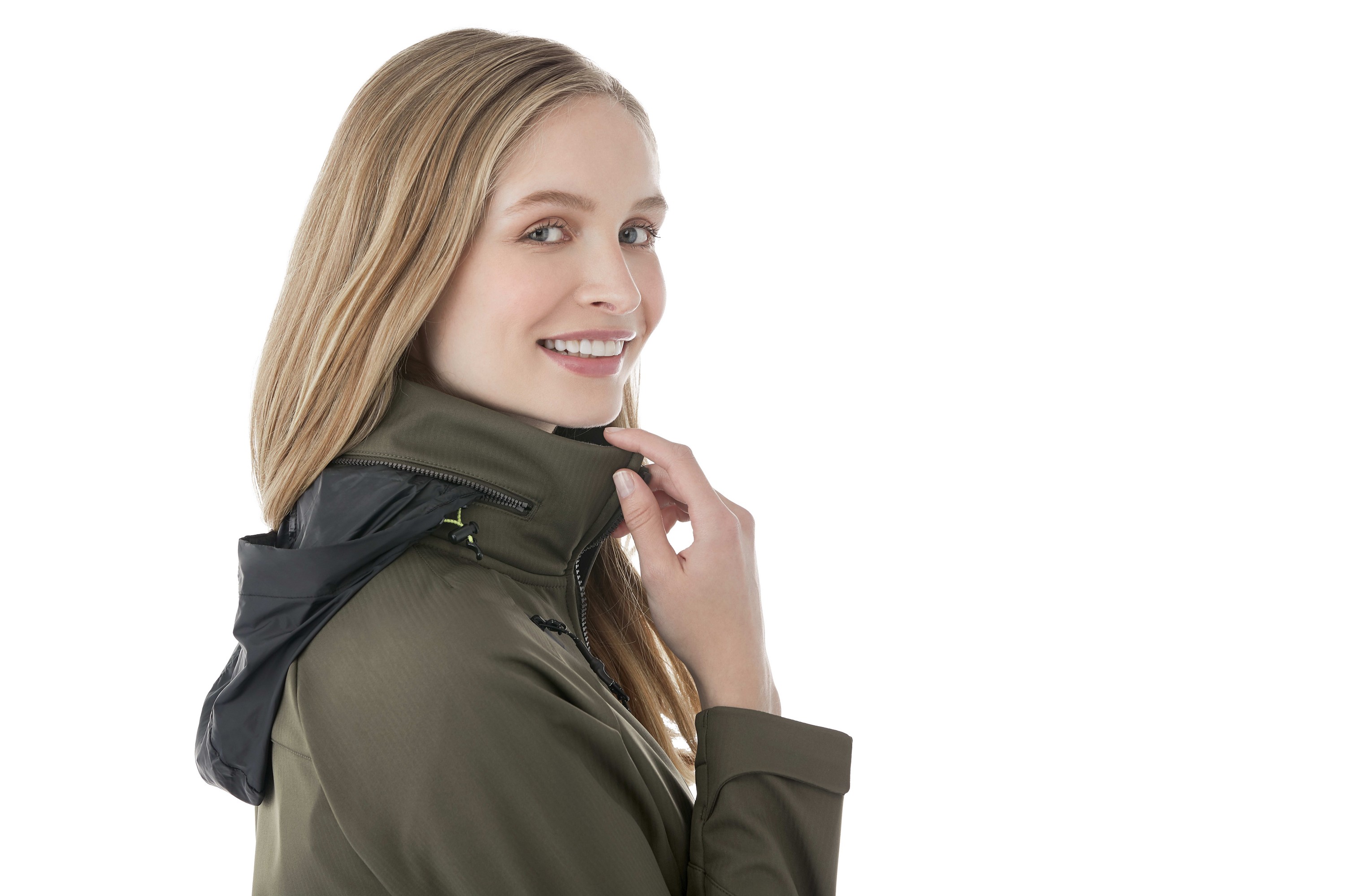 Picture of Women's PEYTO Waterproof Softshell Jacket with Roll-Away Hood