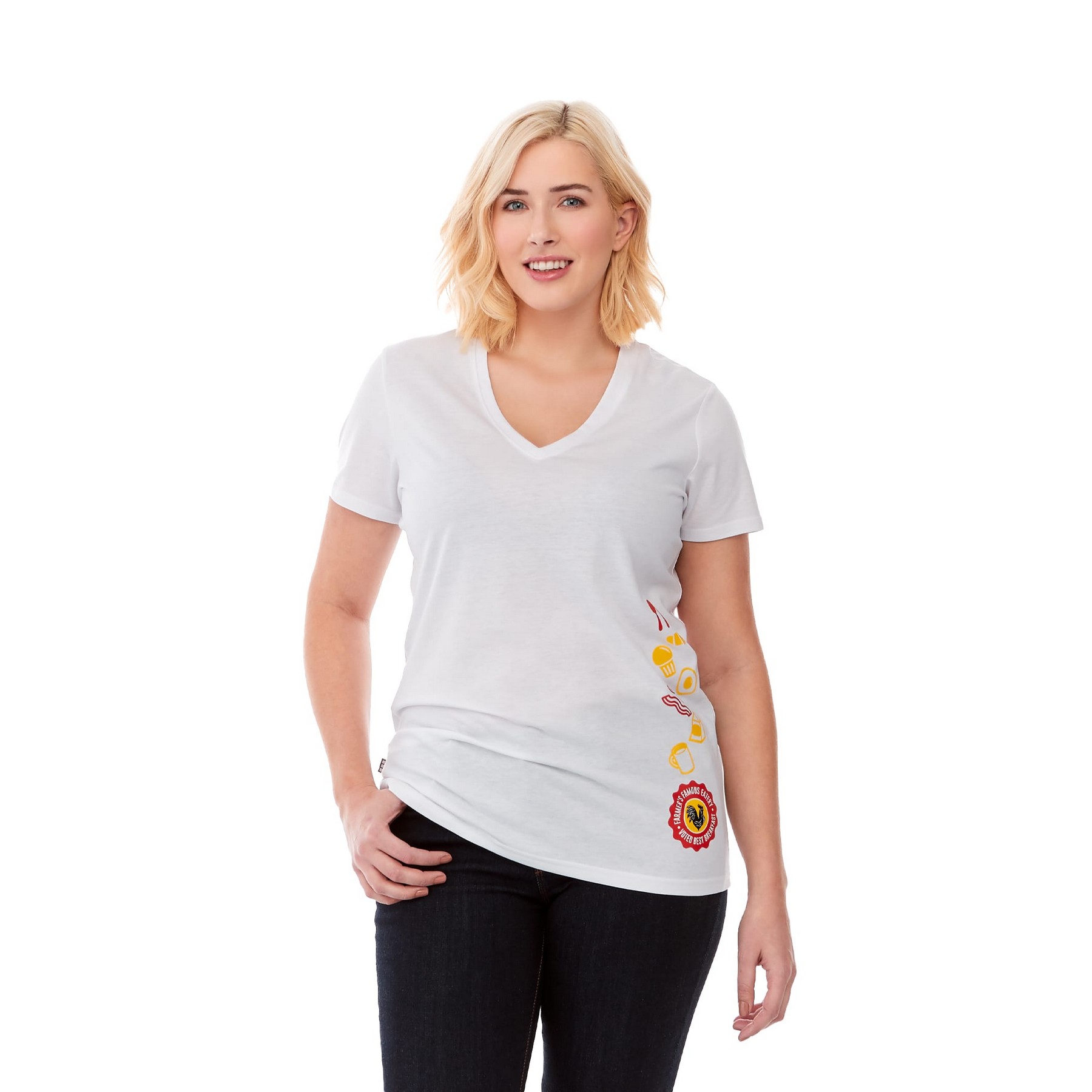 Picture of Women's SAREK V-Neck Short Sleeve Tee