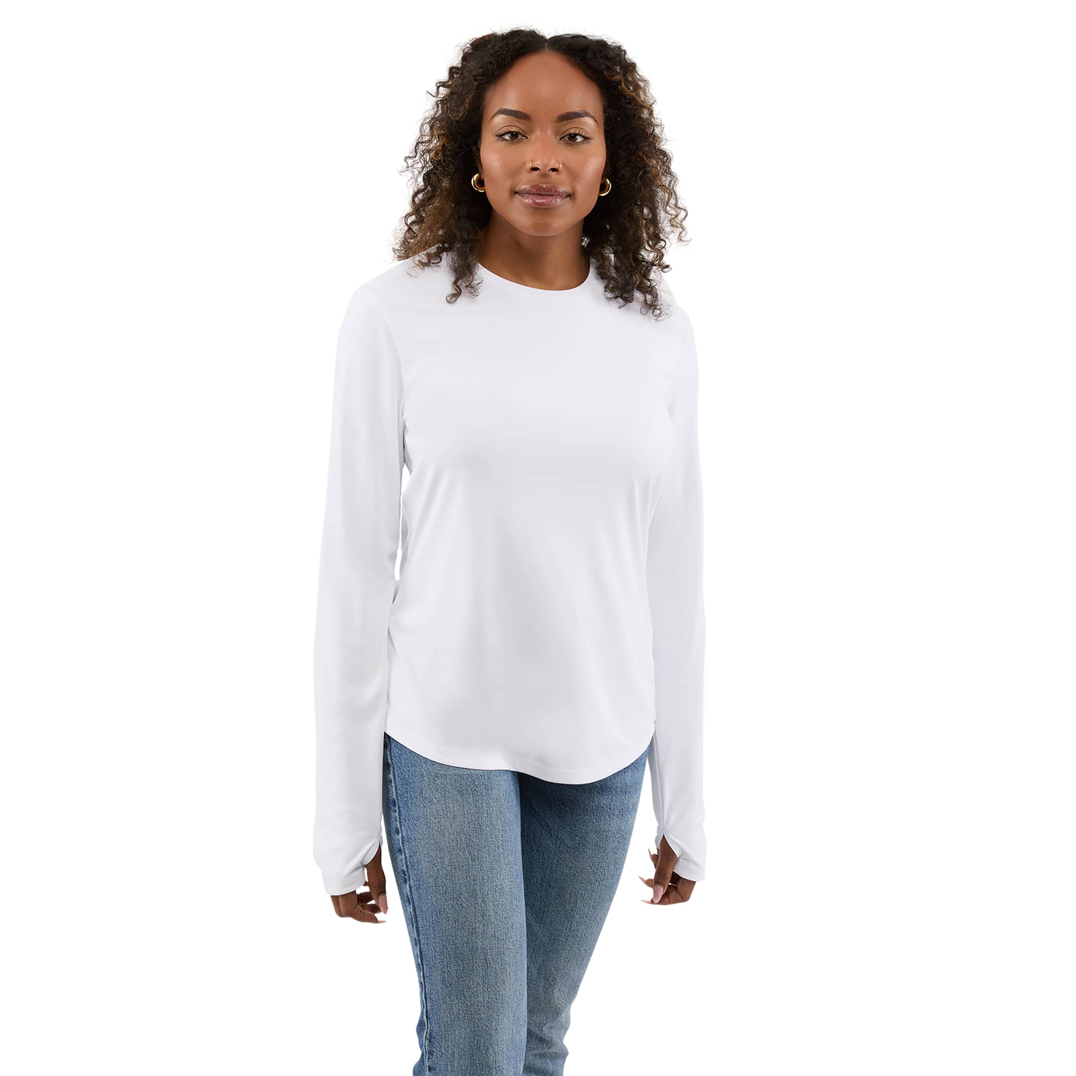 Picture of DARA Women's Recycled Long Sleeve Tech Tee