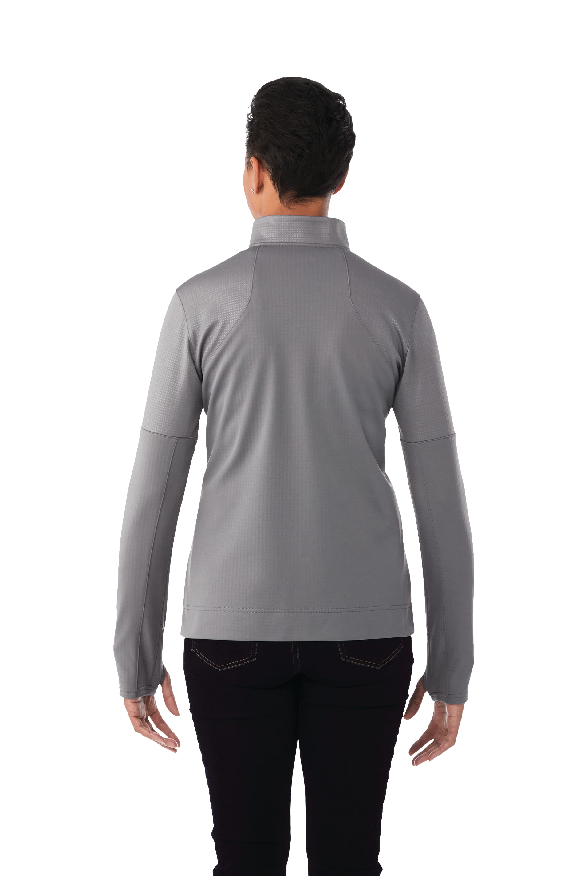Picture of Women's SENGER Knit Full Zip Performance Jacket with Thumb Holes