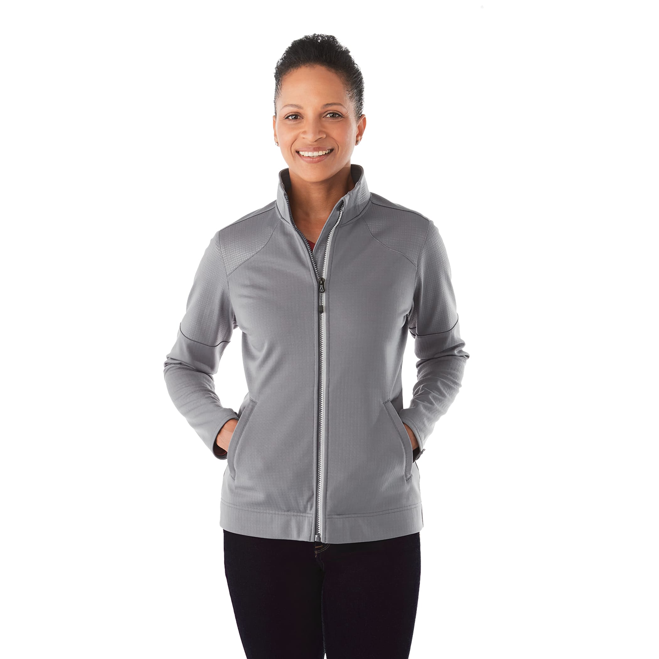 Picture of Women's SENGER Knit Full Zip Performance Jacket with Thumb Holes