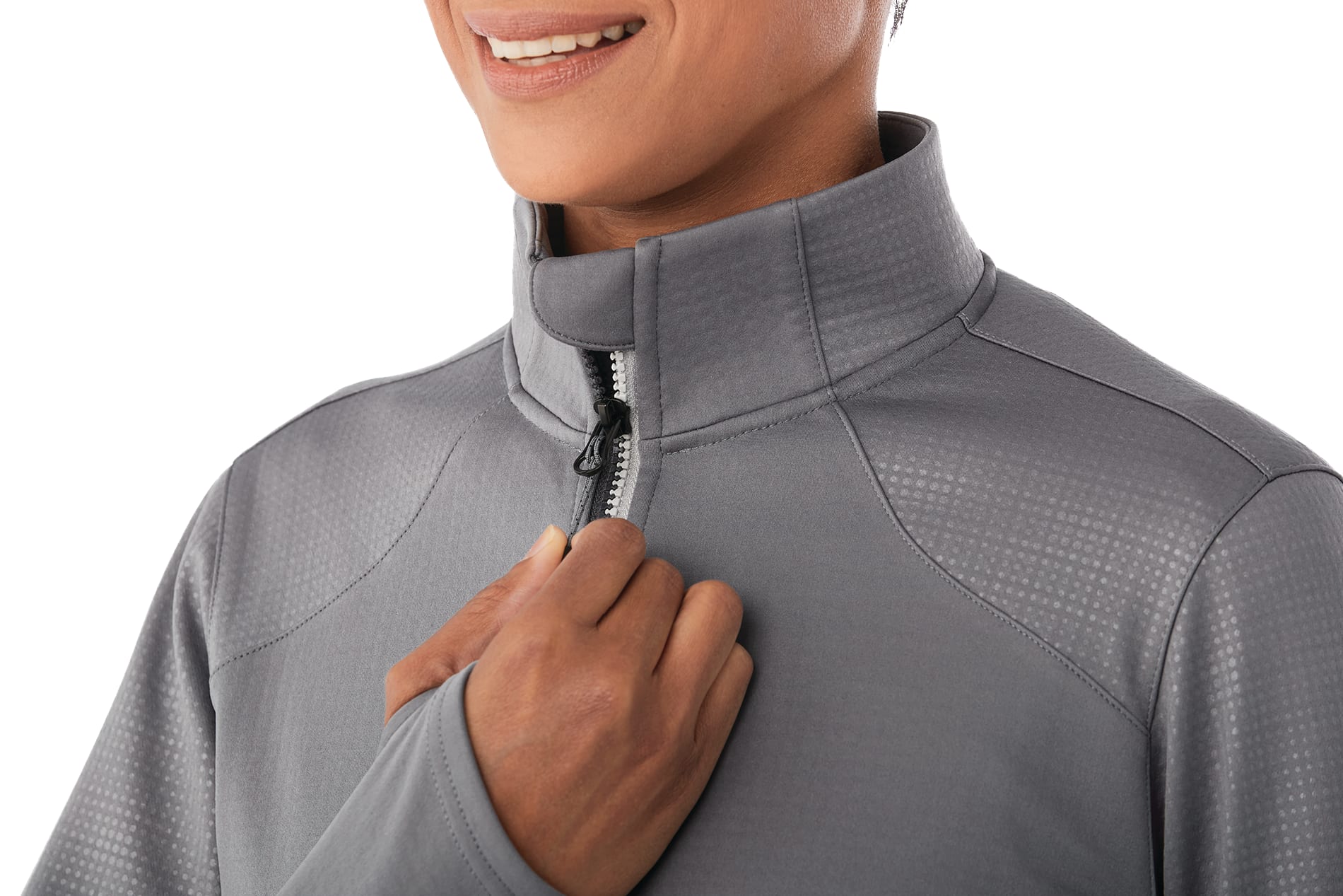 Picture of Women's SENGER Knit Full Zip Performance Jacket with Thumb Holes