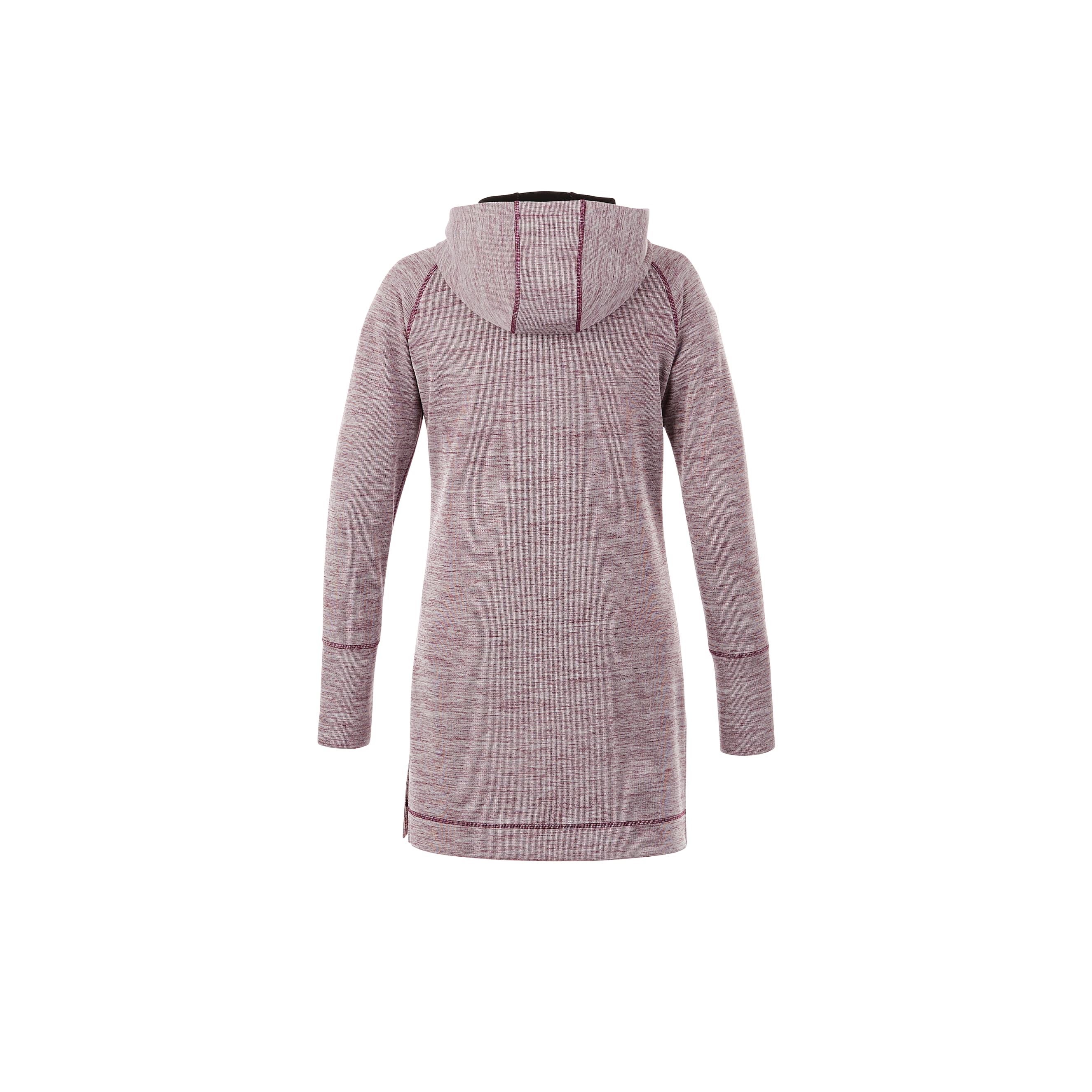 Picture of Women's ODELL Performance Knit Tunic Length Full Zip Hoodie with Thumb Holes
