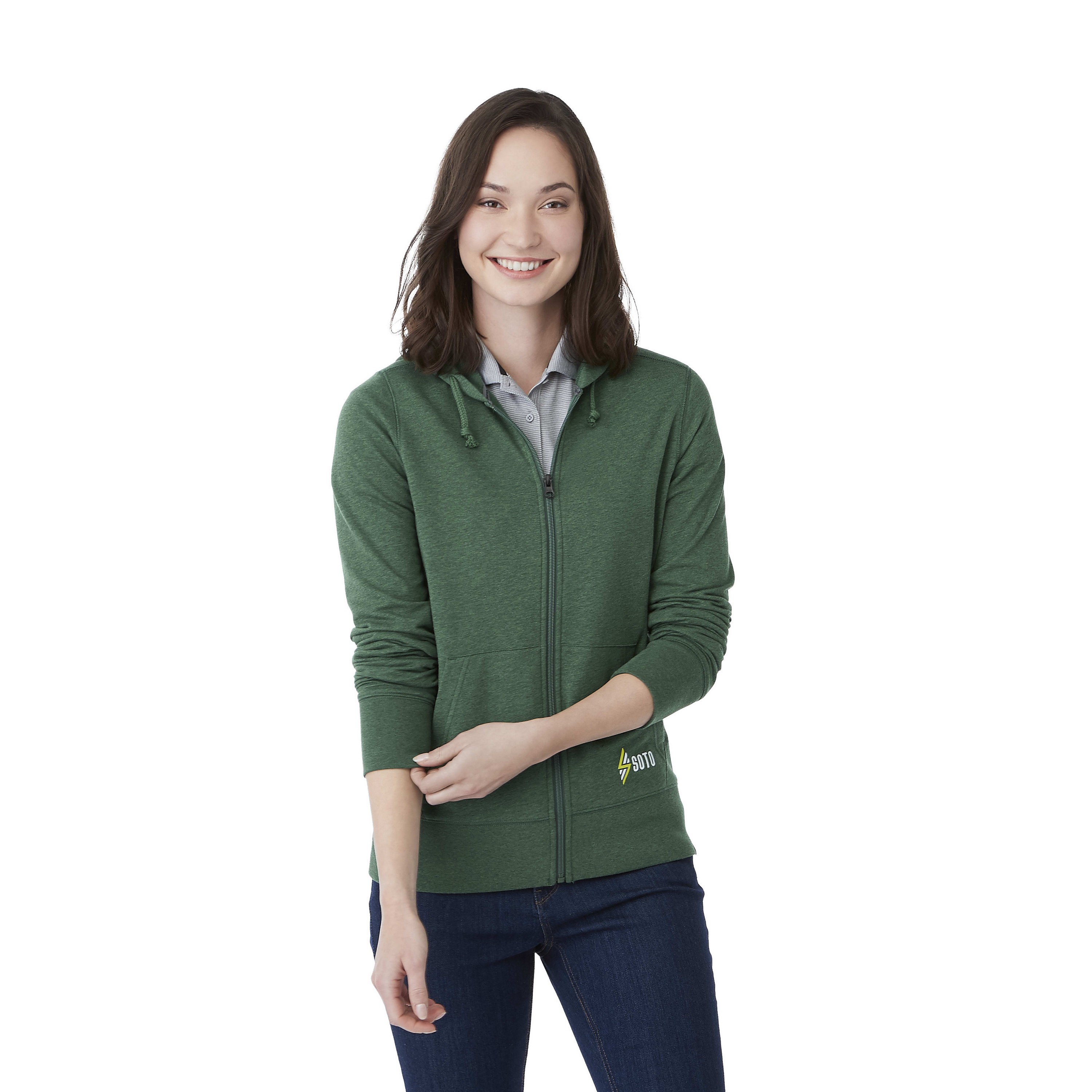Picture of Women's ARGUS Eco Fleece Full Zip Hoody