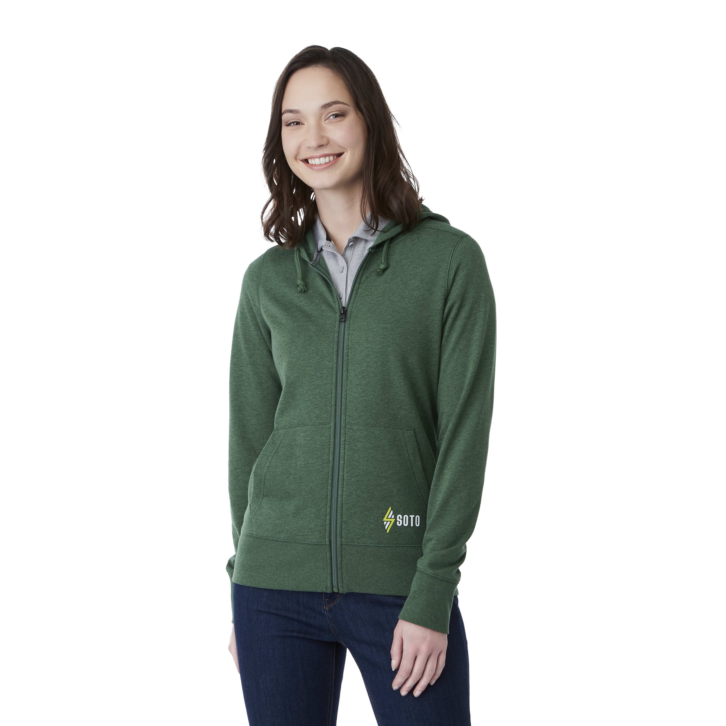 Picture of Women's ARGUS Eco Fleece Full Zip Hoody
