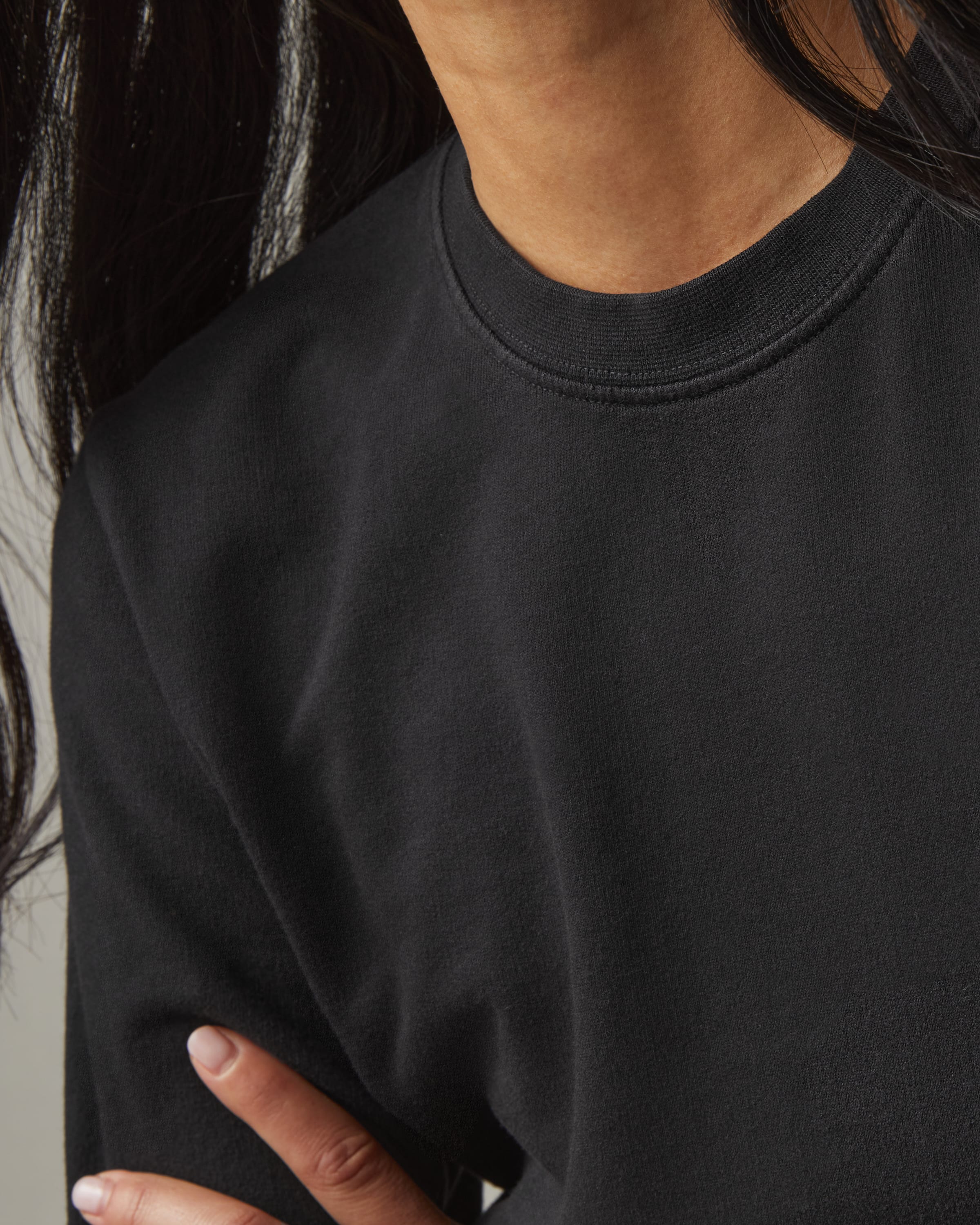 Picture of Women's American Giant Everyday Lightweight French Terry Classic Crew Sweatshirt