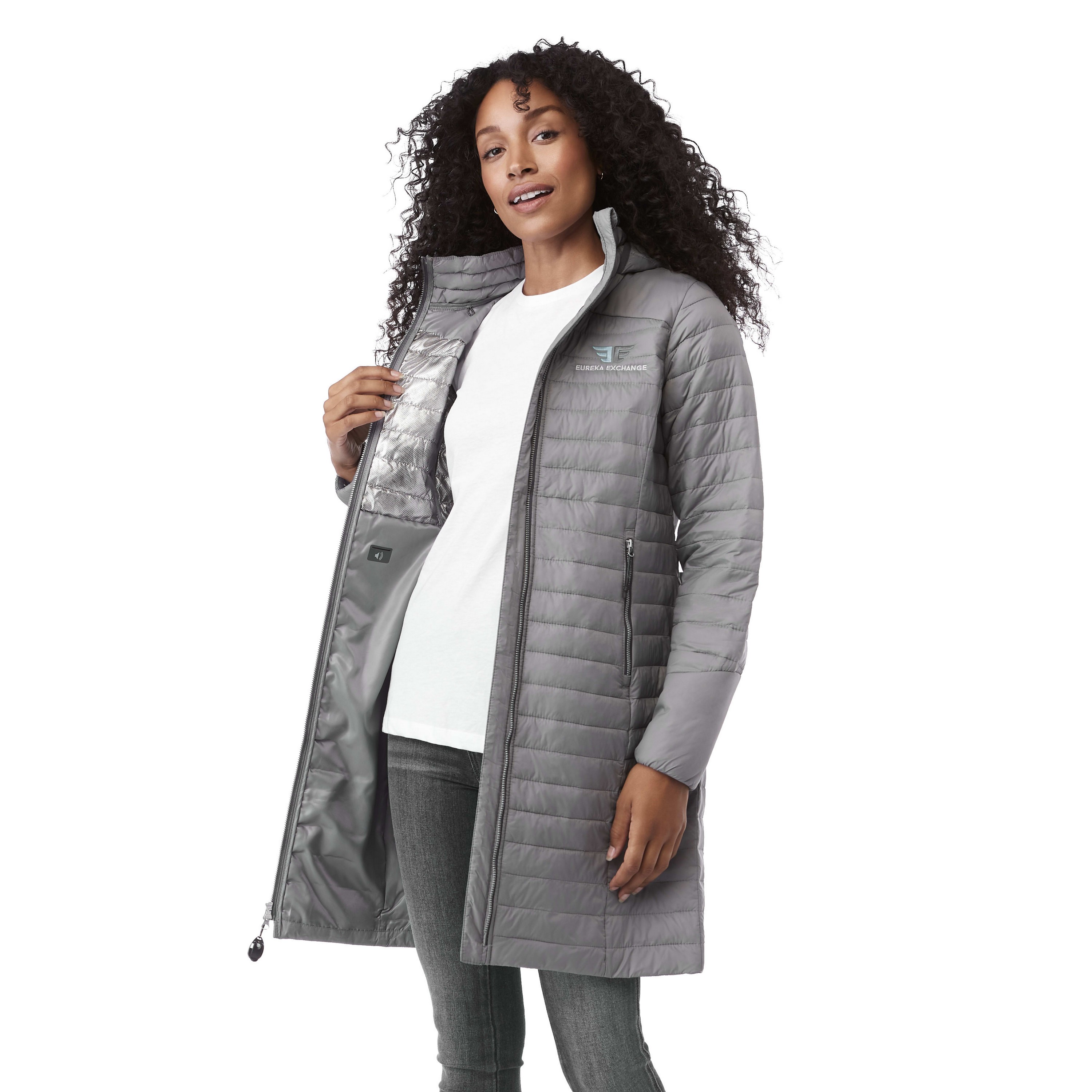 Picture of Women's SILVERTON Long Lightweight Packable Insulated Puff Jacket