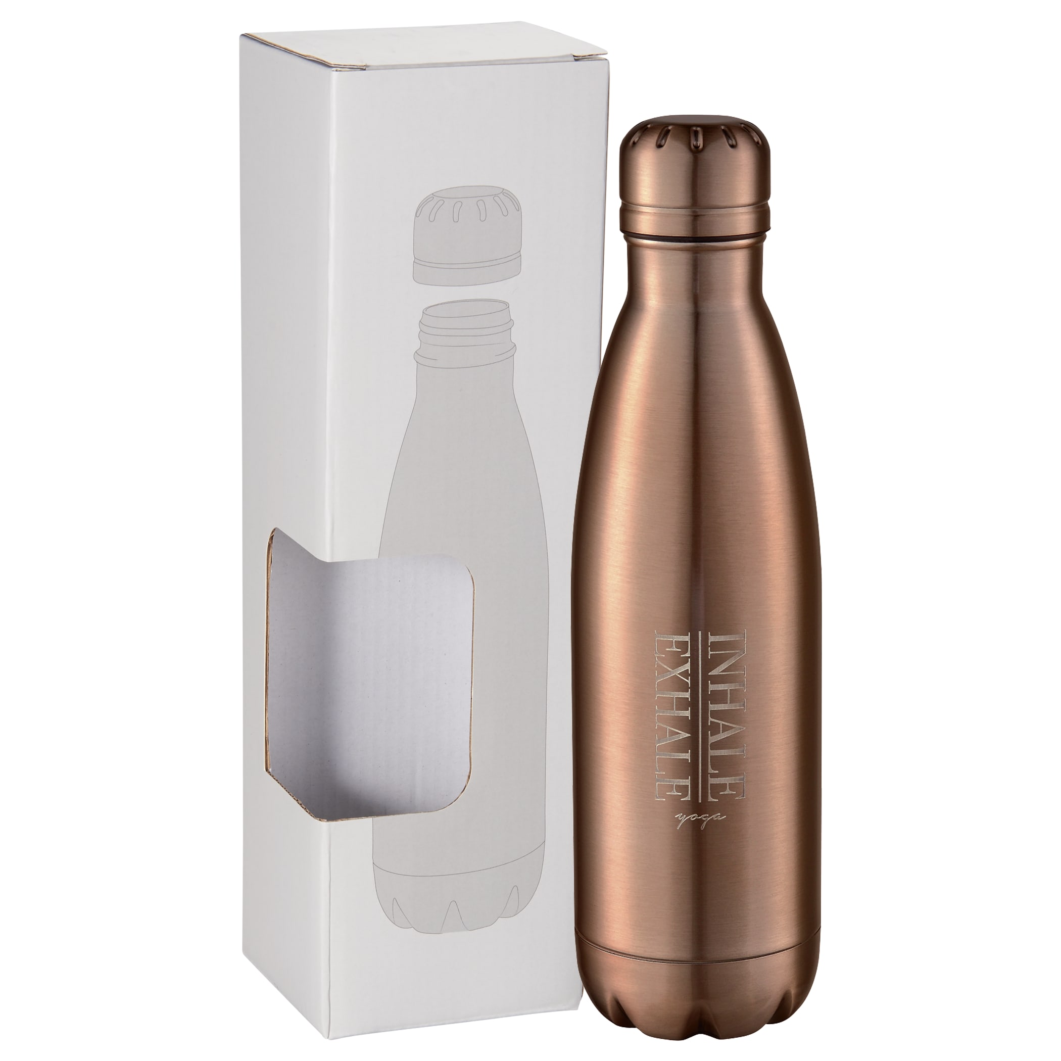 Picture of Copper Vacuum Insulated Bottle 17oz w/ Window Box
