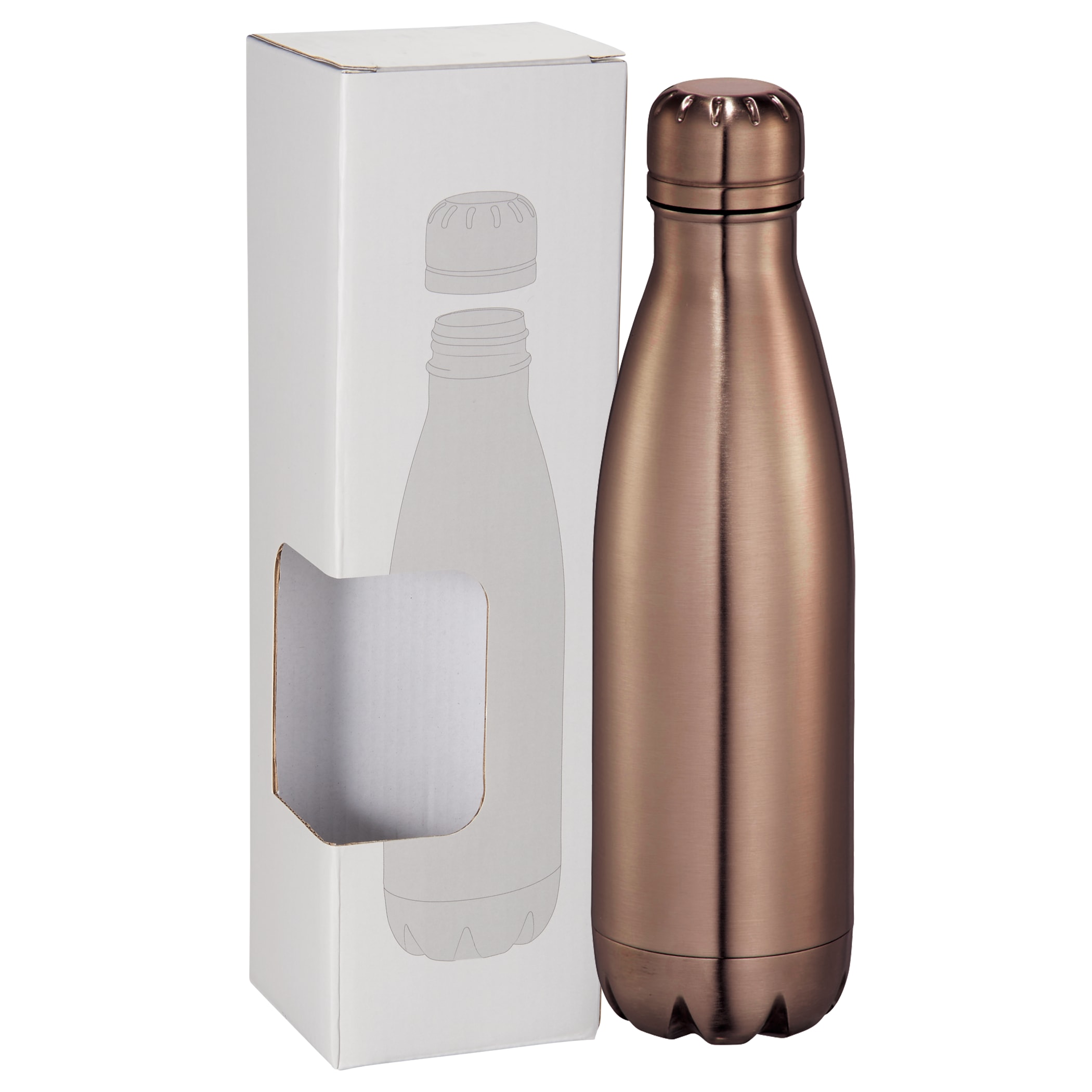 Picture of Copper Vacuum Insulated Bottle 17oz w/ Window Box