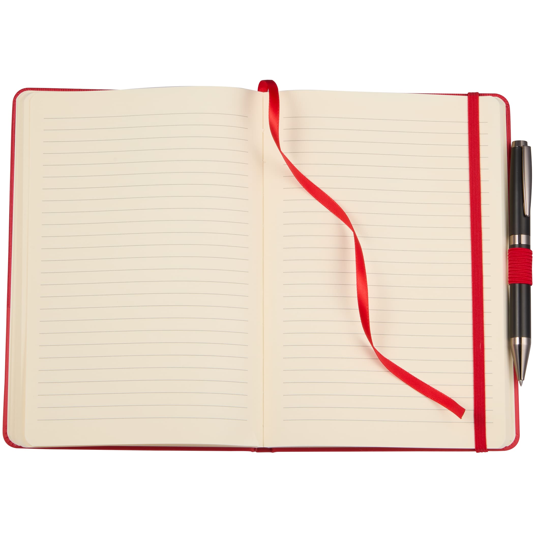 Picture of 5.5''x 8.5'' FSC® Recycled Ribbed Bound Journal