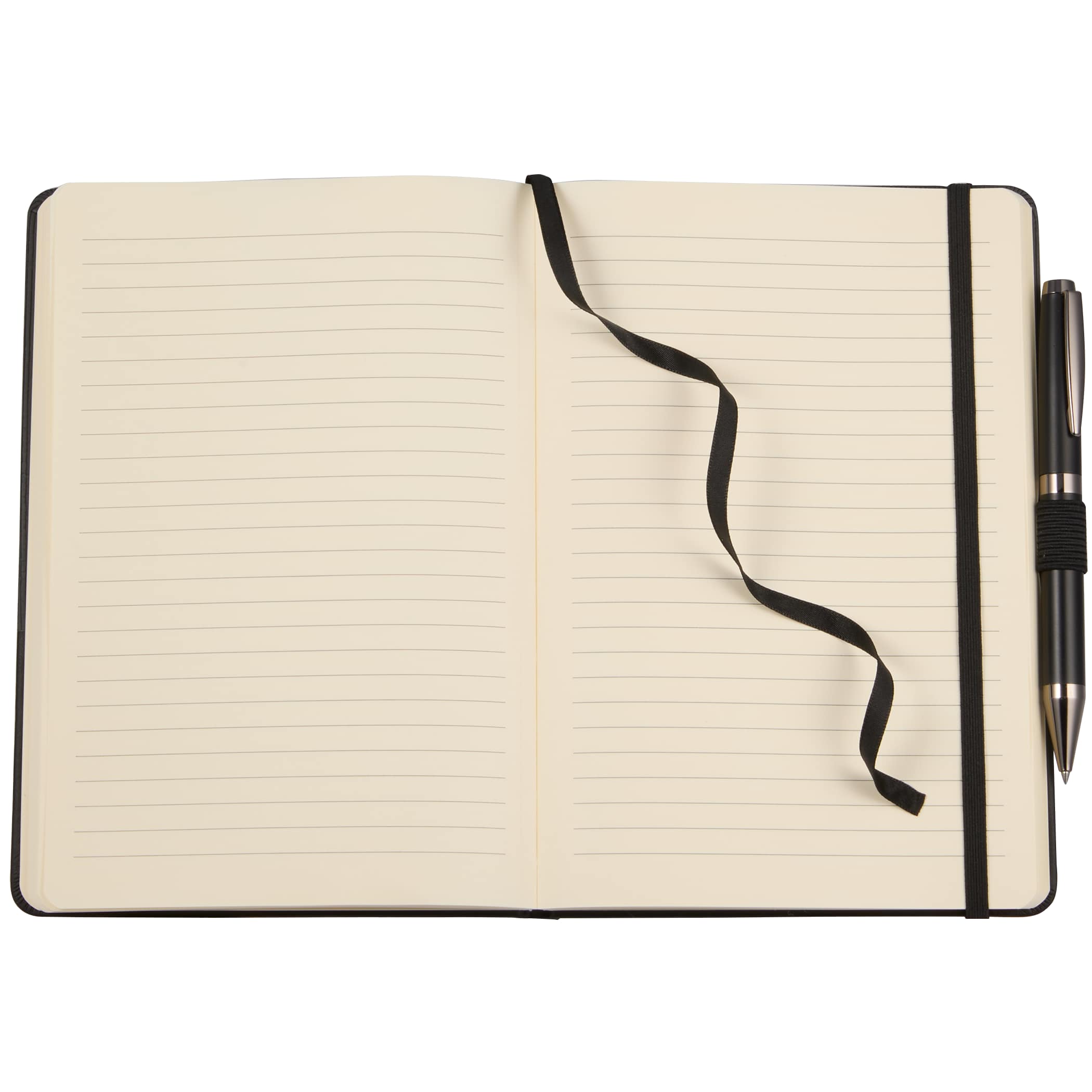 Picture of 5.5''x 8.5'' FSC® Recycled Ribbed Bound Journal