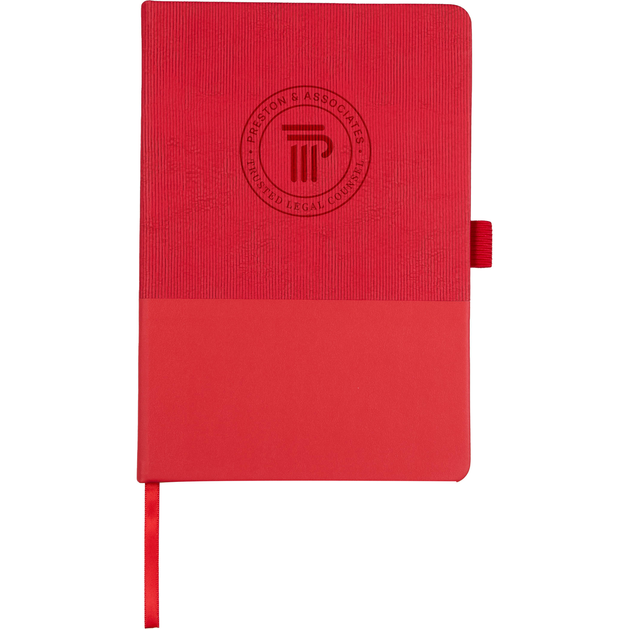 Picture of 5.5''x 8.5'' FSC® Recycled Ribbed Bound Journal