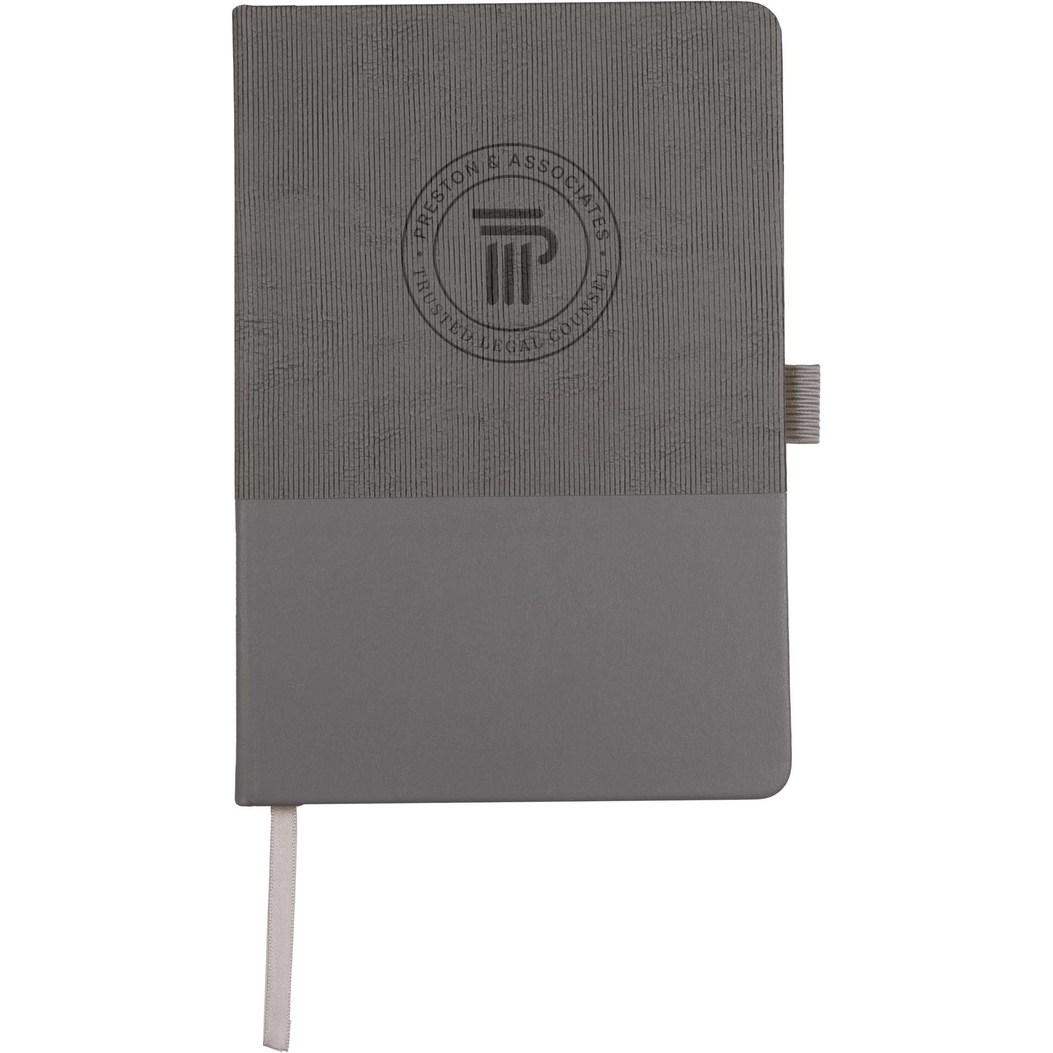 Picture of 5.5''x 8.5'' FSC® Recycled Ribbed Bound Journal