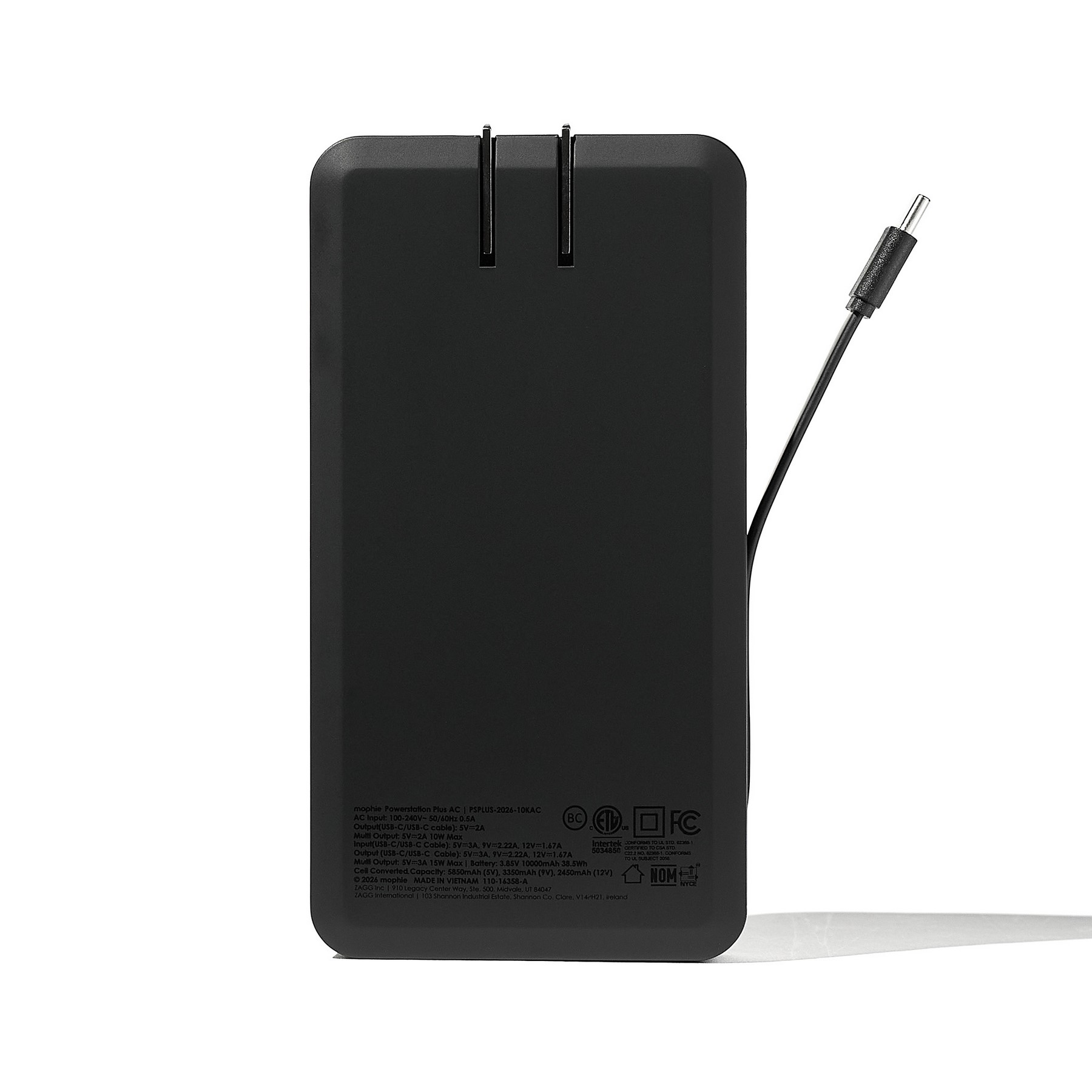 Picture of mophie 10000 mAh Powerstation Plus AC
