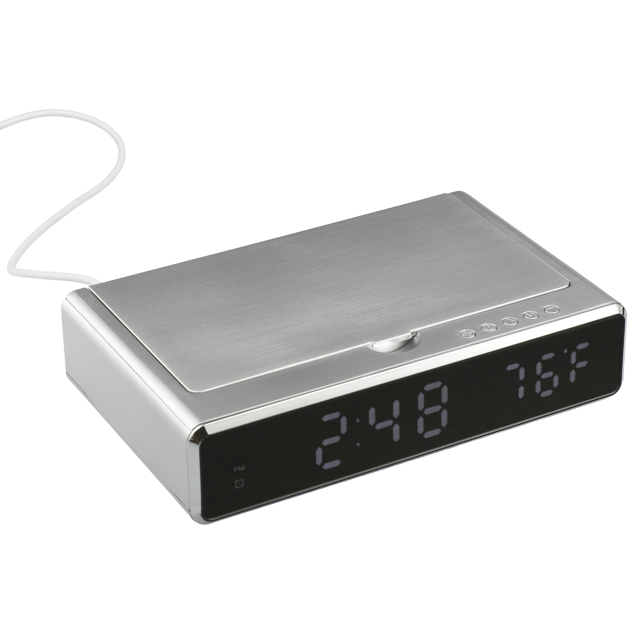 Picture of UV Sanitizer Desk Clock with Wireless Charging