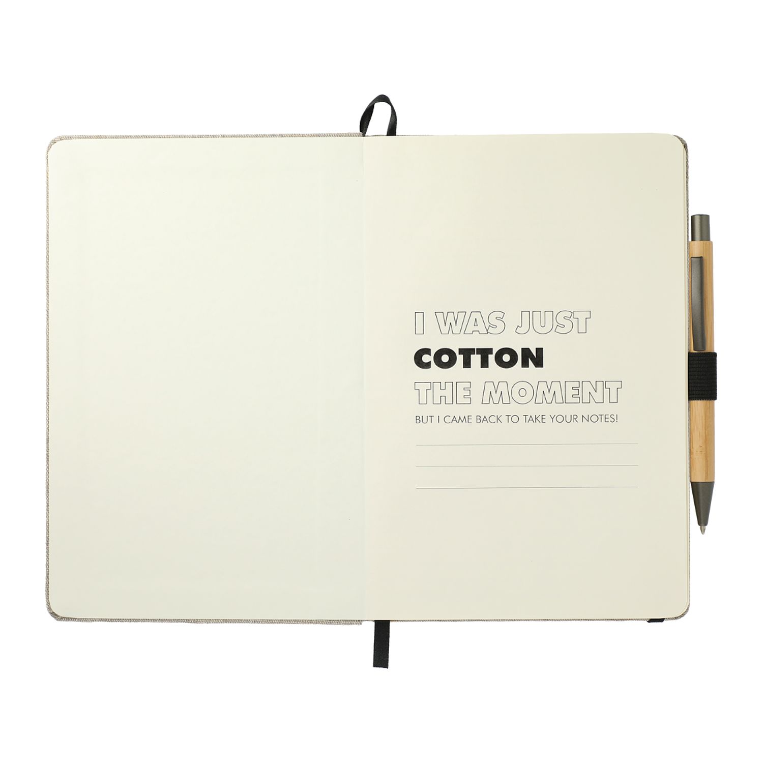 Picture of 5.5'' x 8.5'' Recycled Cotton Bound Journal Set